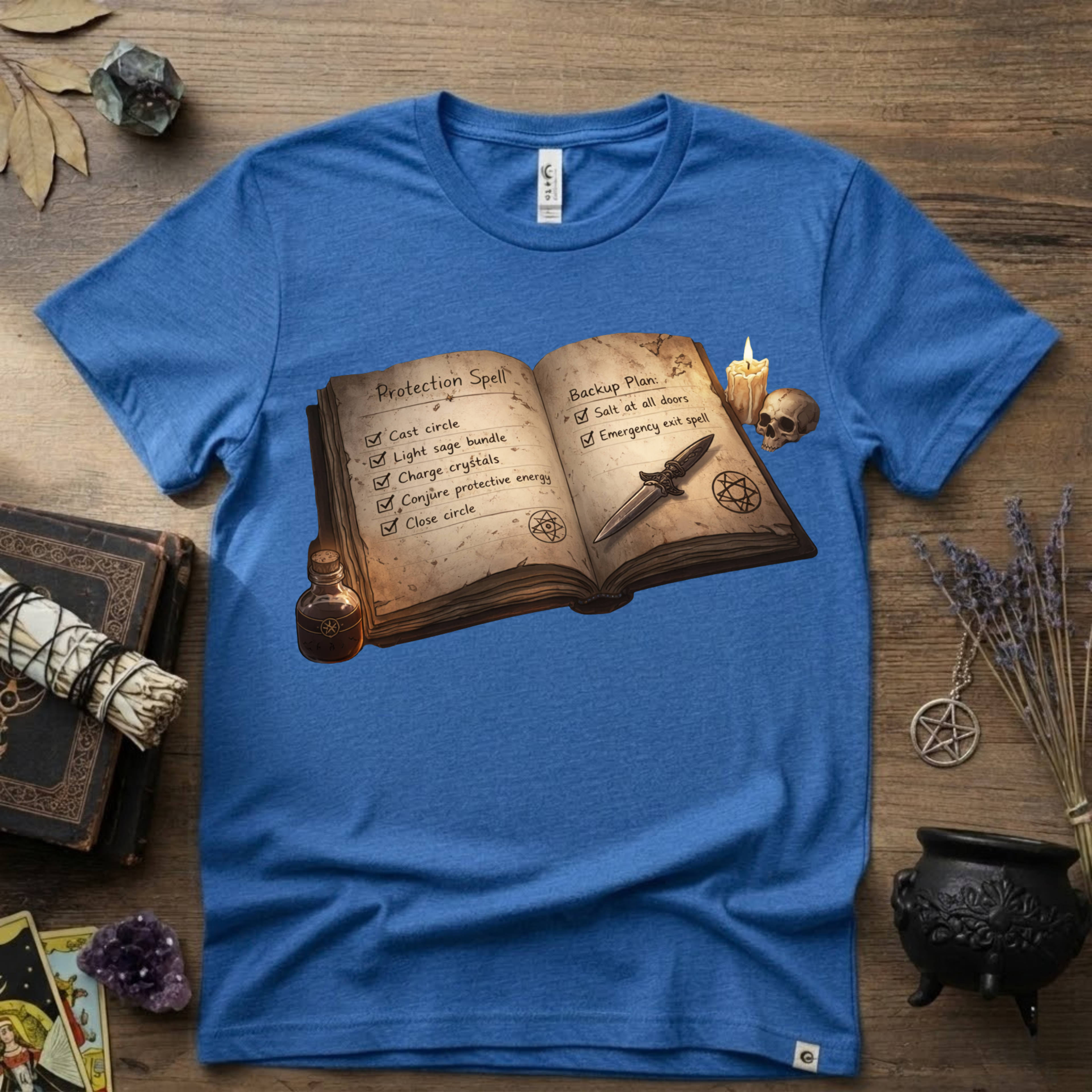 Witchy T-Shirt — Protection Spell