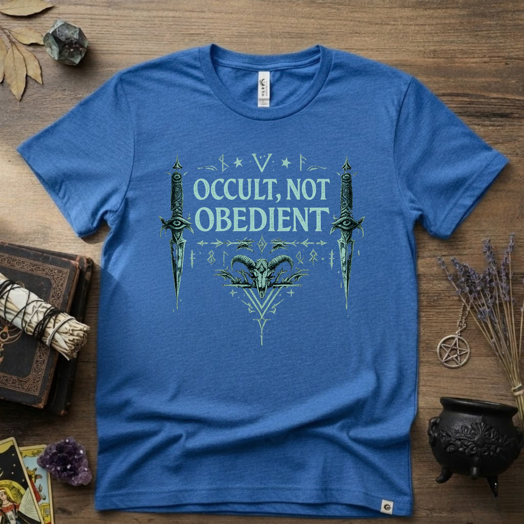Witchy T-Shirt — "Occult Not Obedient"
