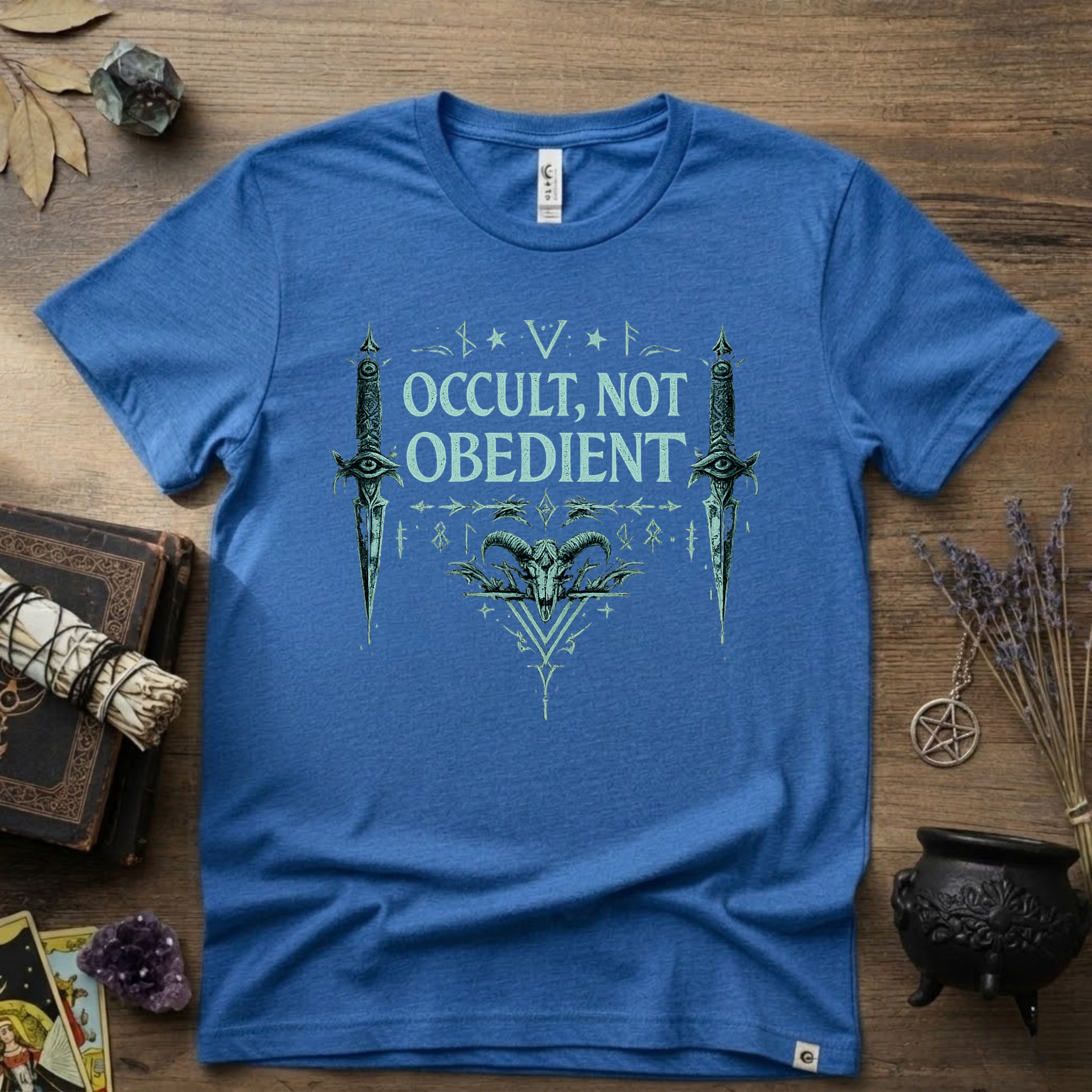 Witchy T-Shirt — "Occult Not Obedient"