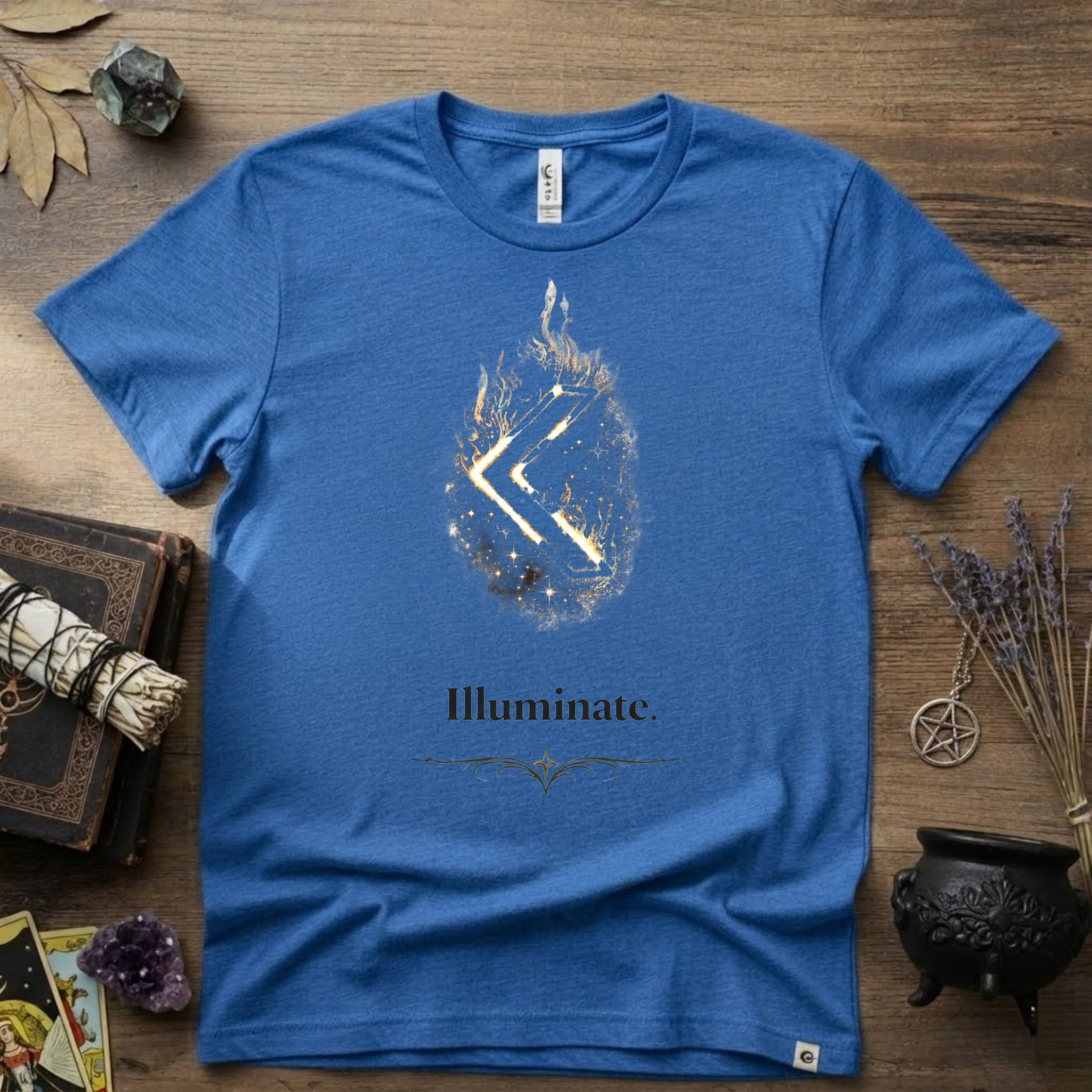 Kenaz Rune 'Illuminate' T-Shirt