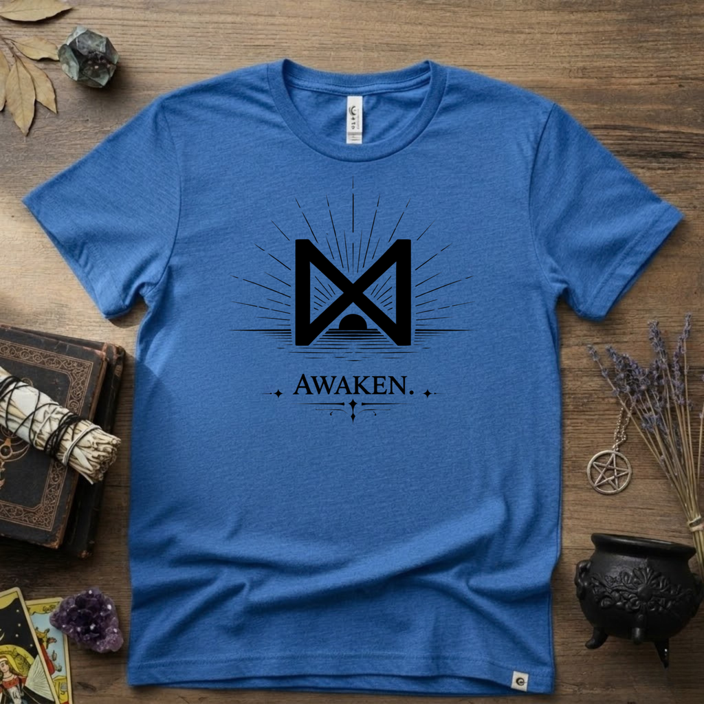 Dagaz Rune T-Shirt — "Awaken" Nordic Symbol Tee