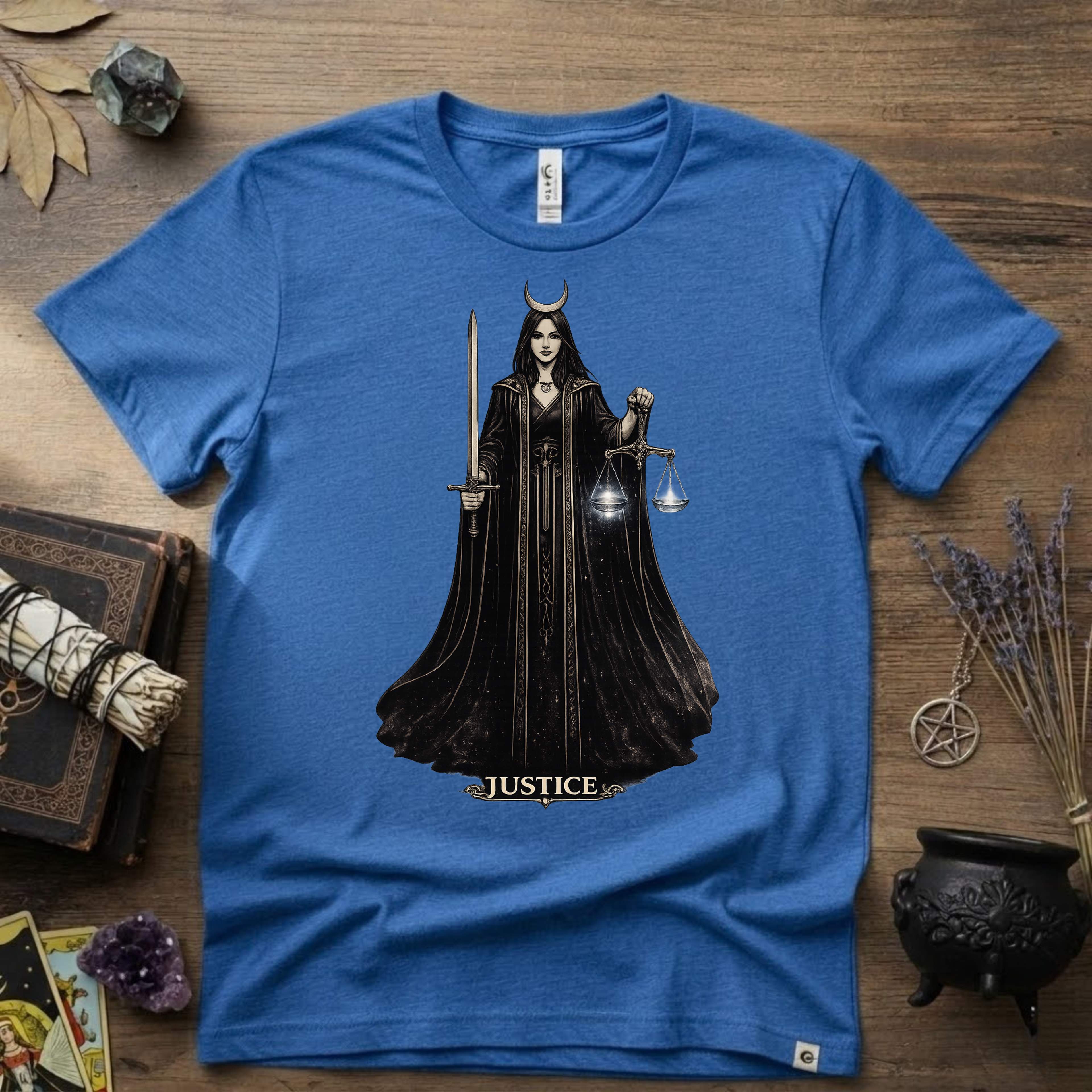 Tarot T-Shirt — Justice