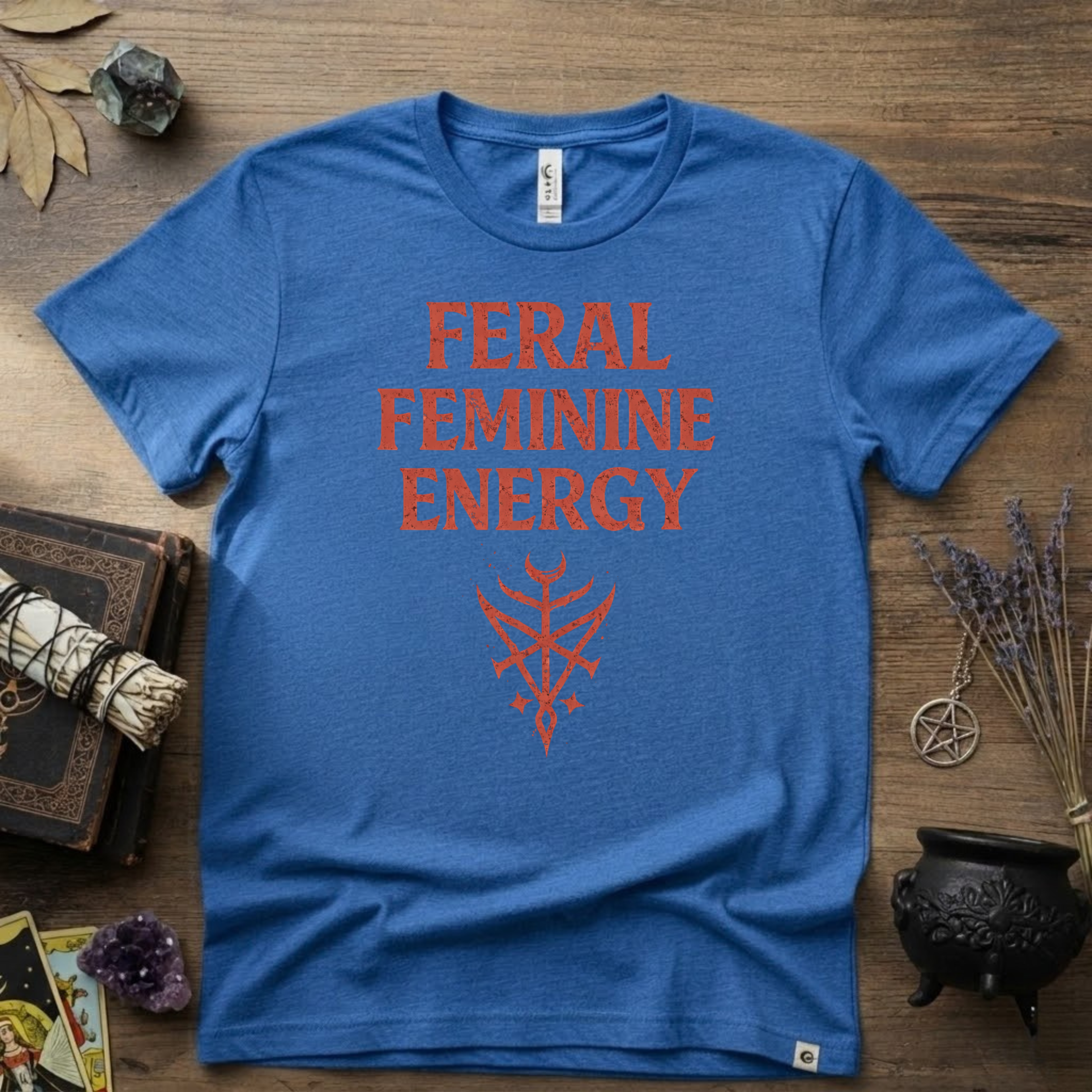 Feral Feminine Energy Witchy T-Shirt
