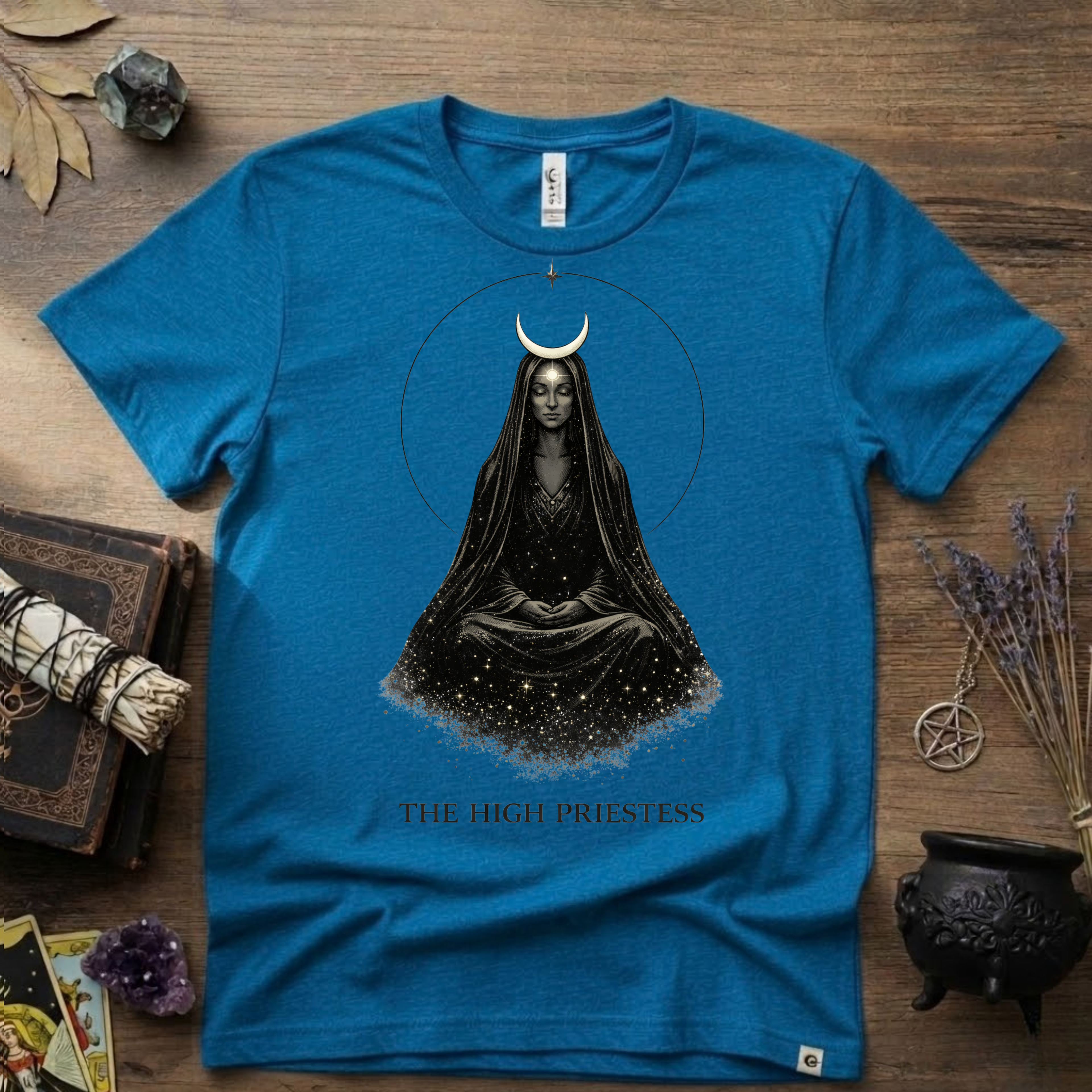 Tarot T-Shirt — The High Priestess