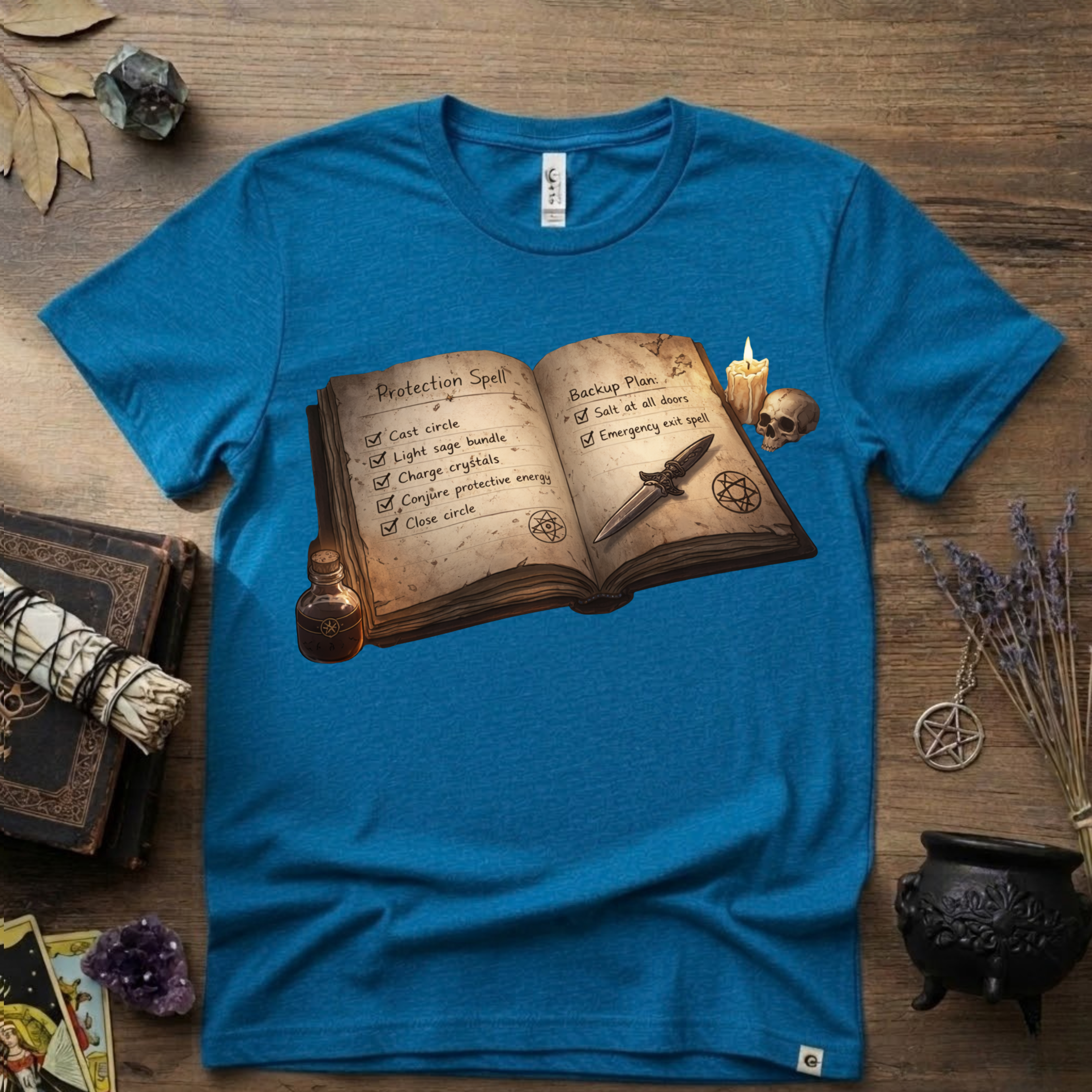 Witchy T-Shirt — Protection Spell