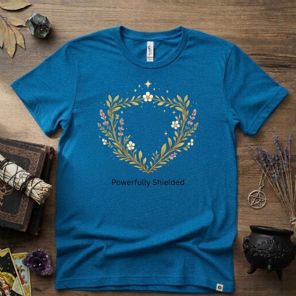 Witchy T-Shirt — "Powerfully Shielded"