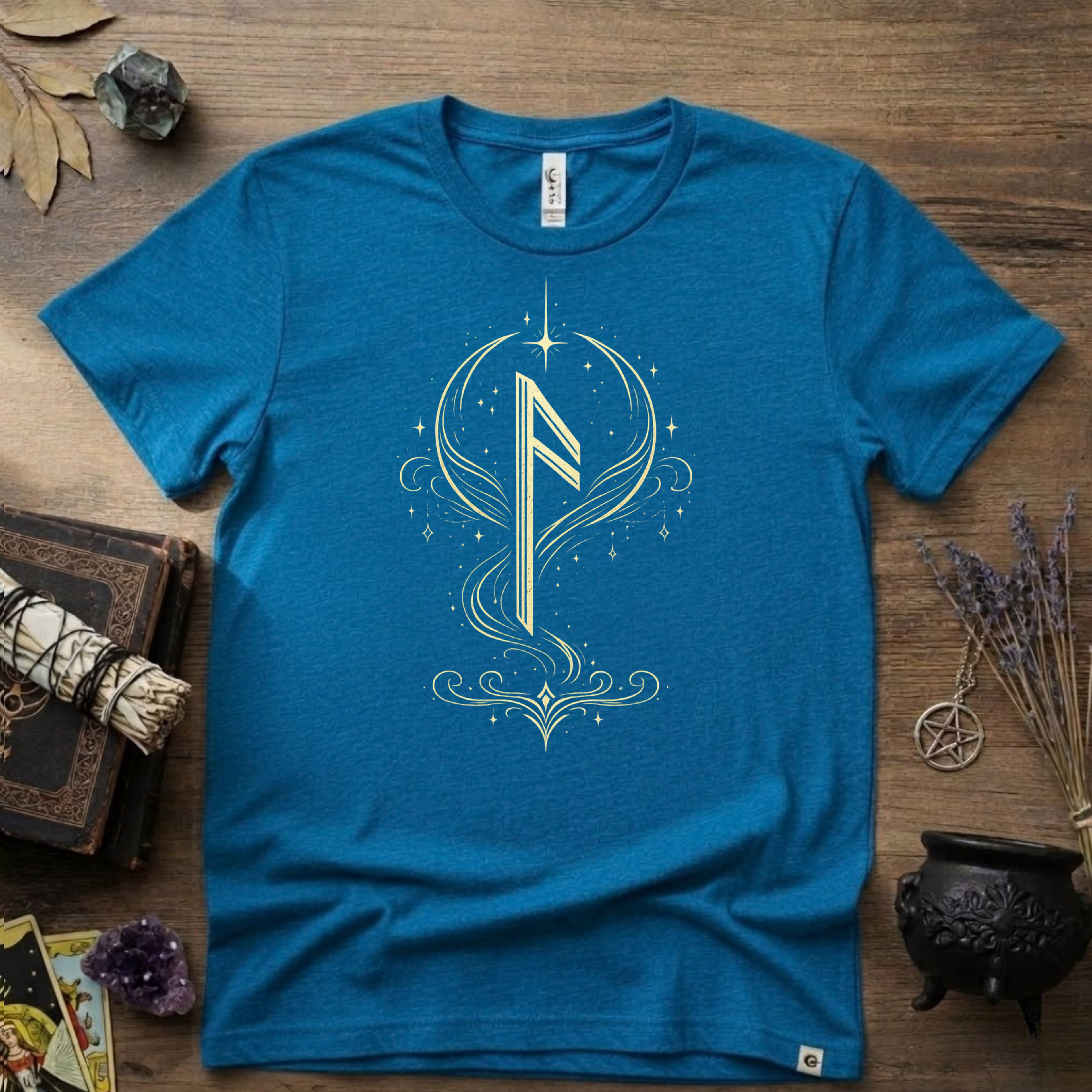 Ansuz Rune T-Shirt — Norse Rune Symbol Tee