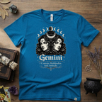Gemini Zodiac 'I Contain Multitudes and Attitude' T-Shirt