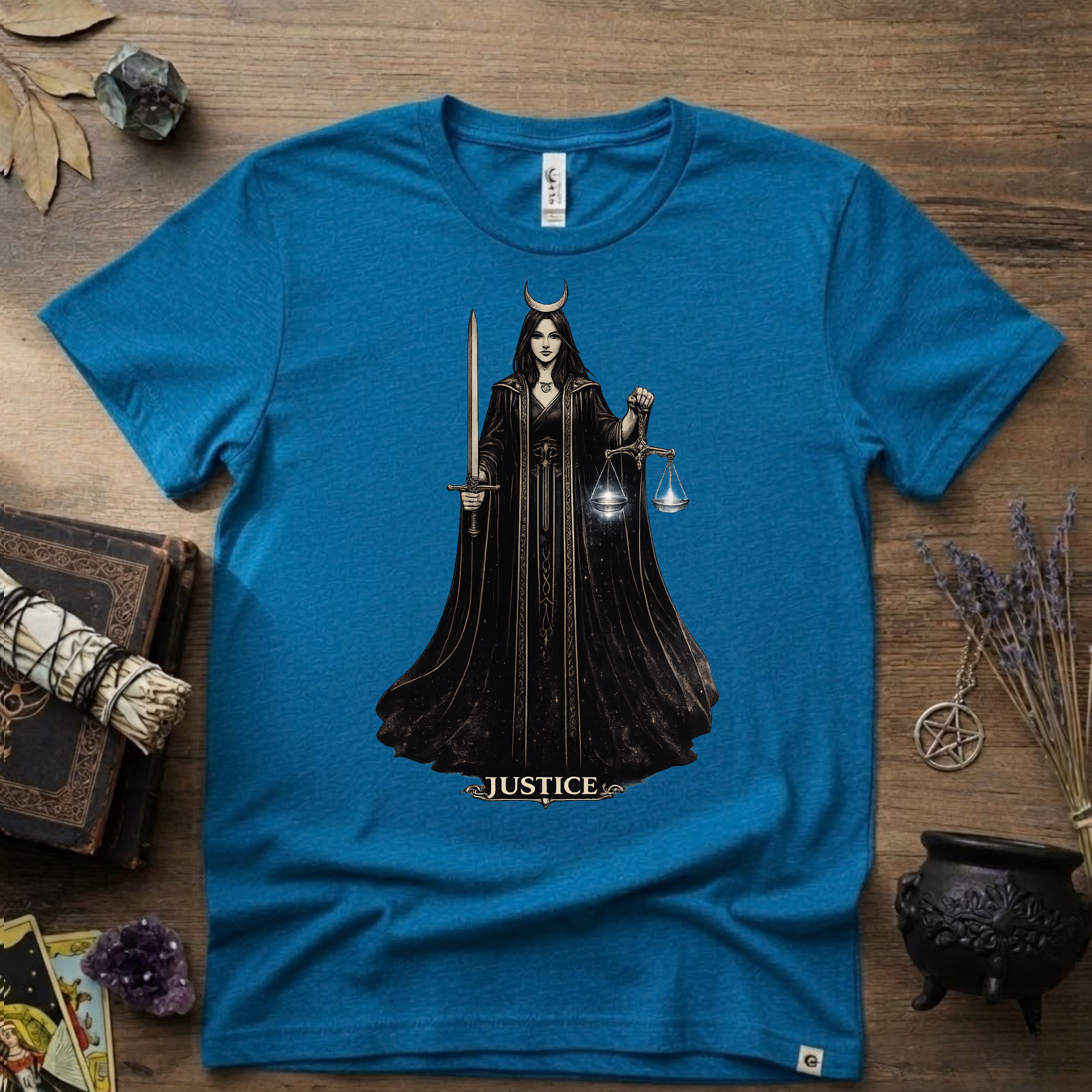 Tarot T-Shirt — Justice