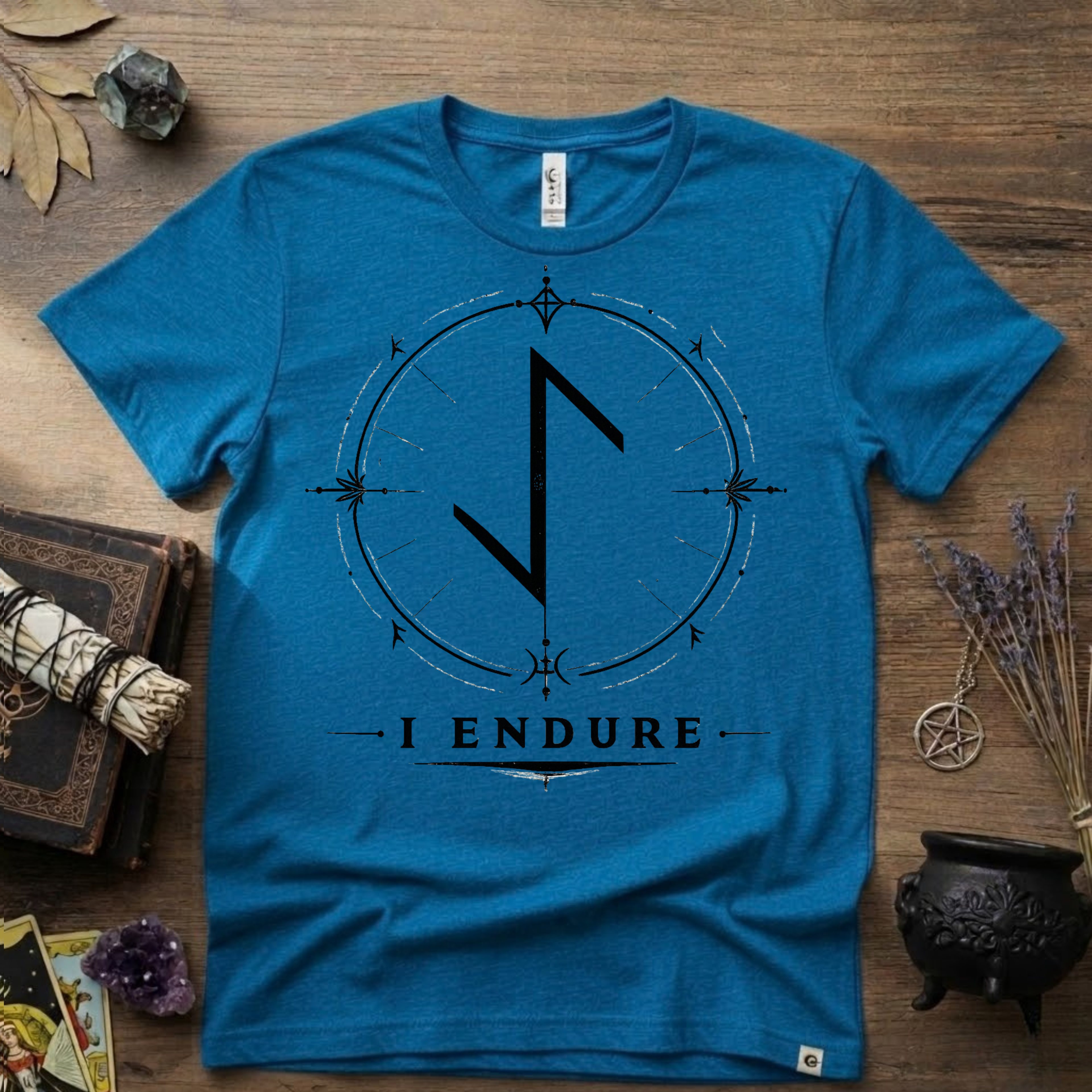 Eihwaz Rune 'I Endure' T-Shirt