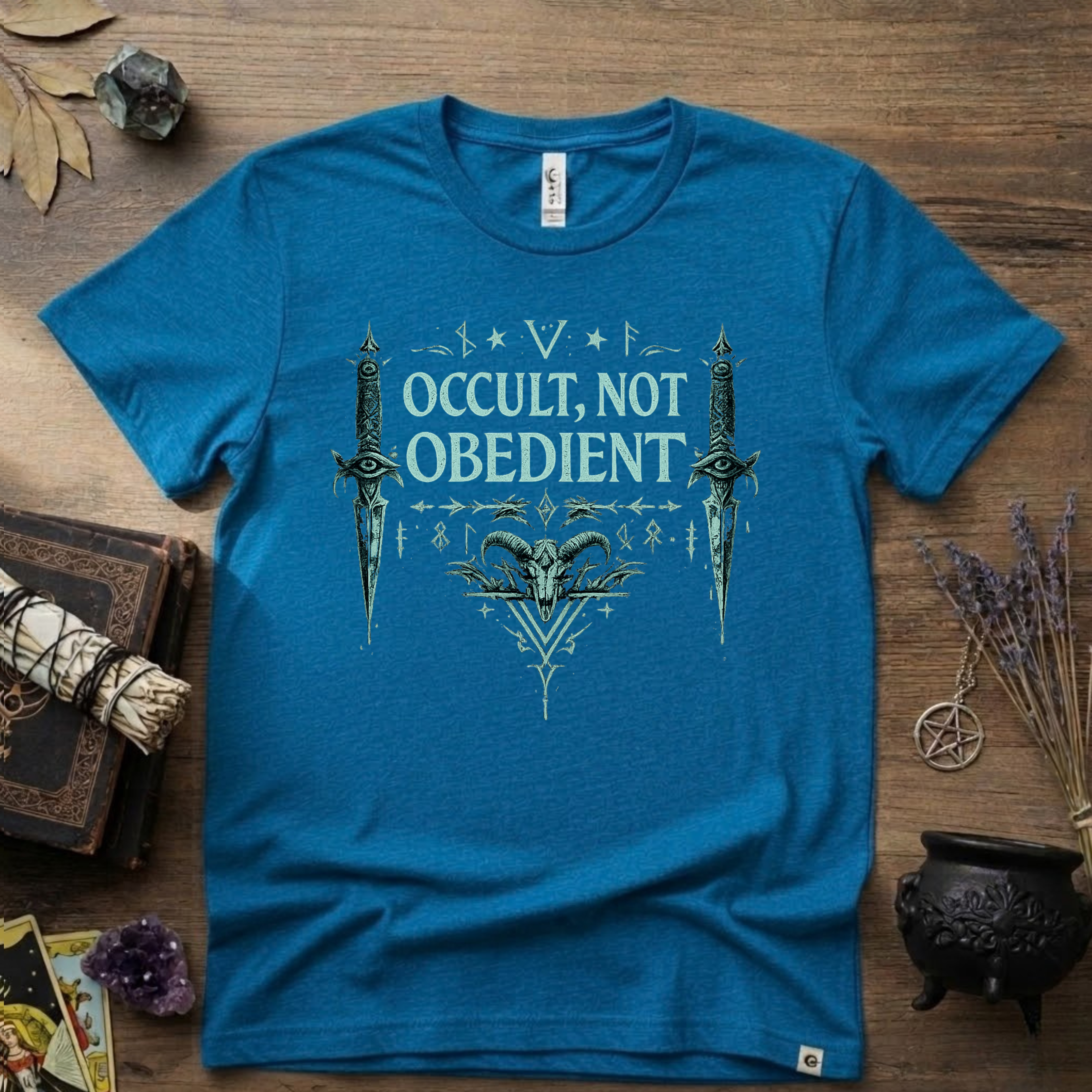 Witchy T-Shirt — "Occult Not Obedient"