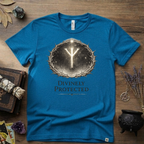 Divinely Protected Algiz Rune T-Shirt — Viking Protection Symbol Tee