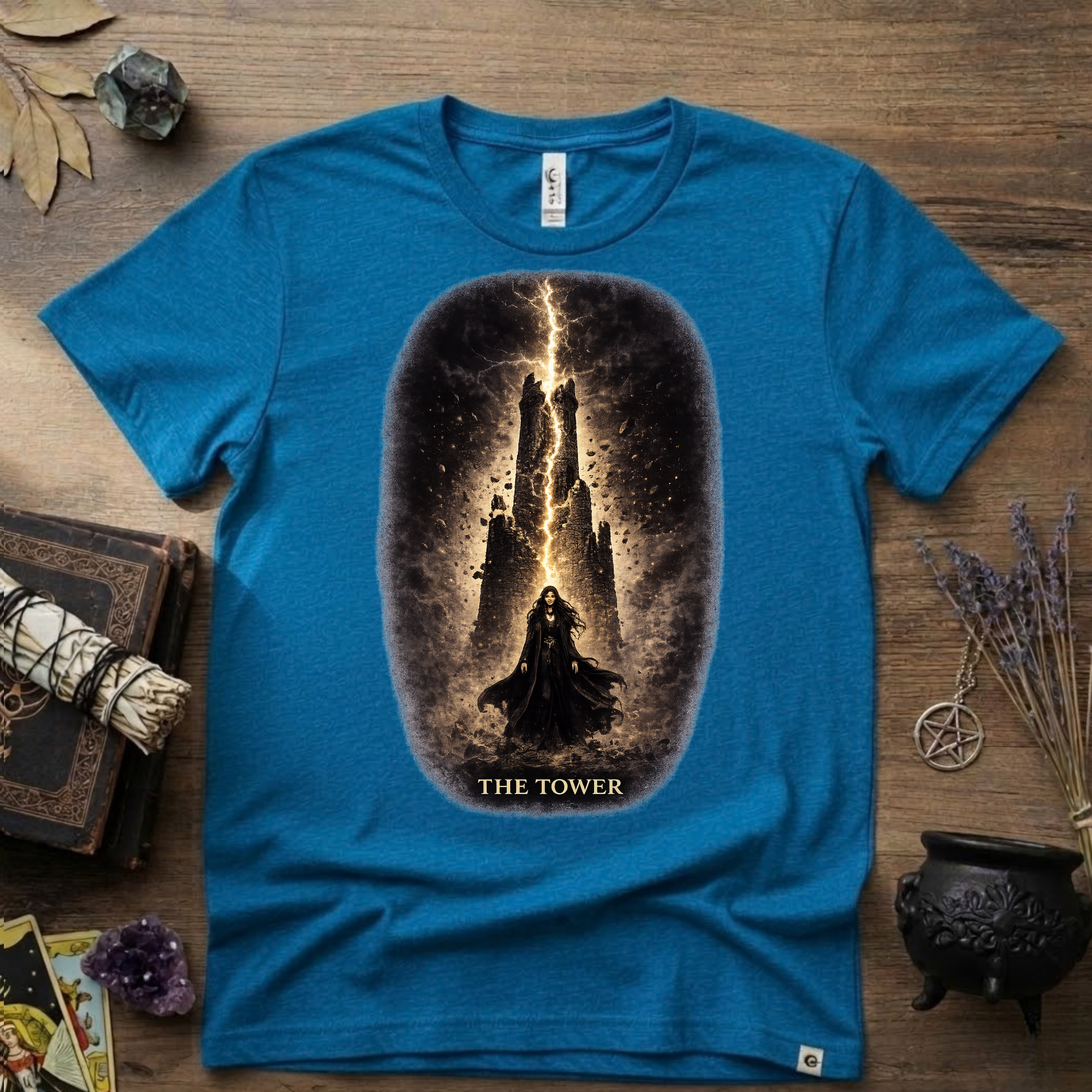 Tarot T-Shirt — The Tower