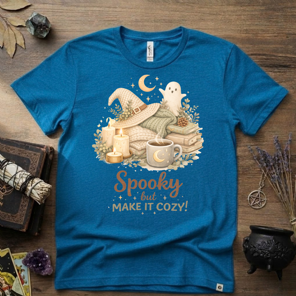 Witchy T-Shirt — Spooky but Make it Cozy