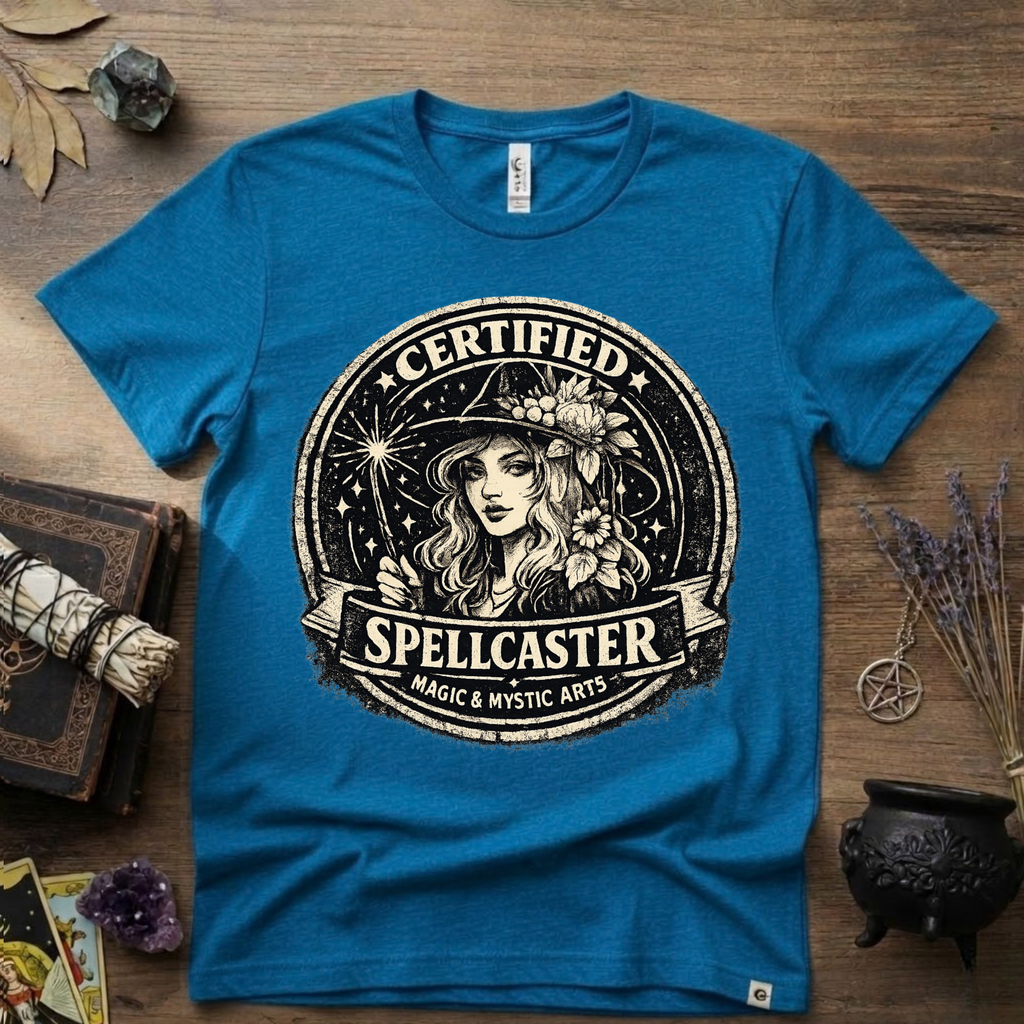 Certified Spell Caster witchy T-Shirt | Witchcraft, Occult, Magical