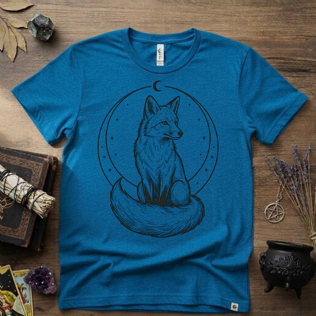 Fox Totem T-Shirt — Mystical Woodland Fox Graphic Tee