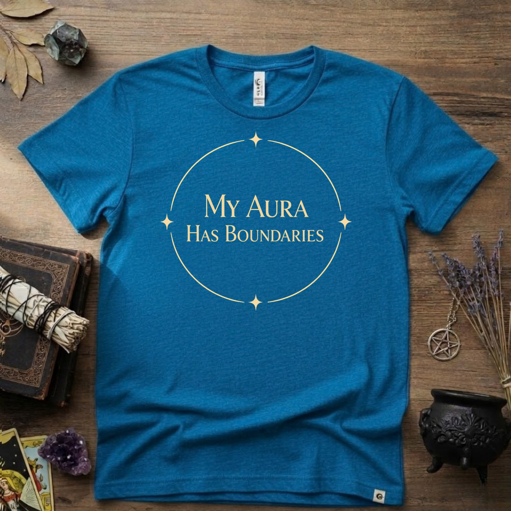 Witchy T-Shirt — "My Aura Has Boundaries"