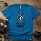 Nauthiz Rune "Pressure Makes Power" T-Shirt — Norse Rune Strength Tee