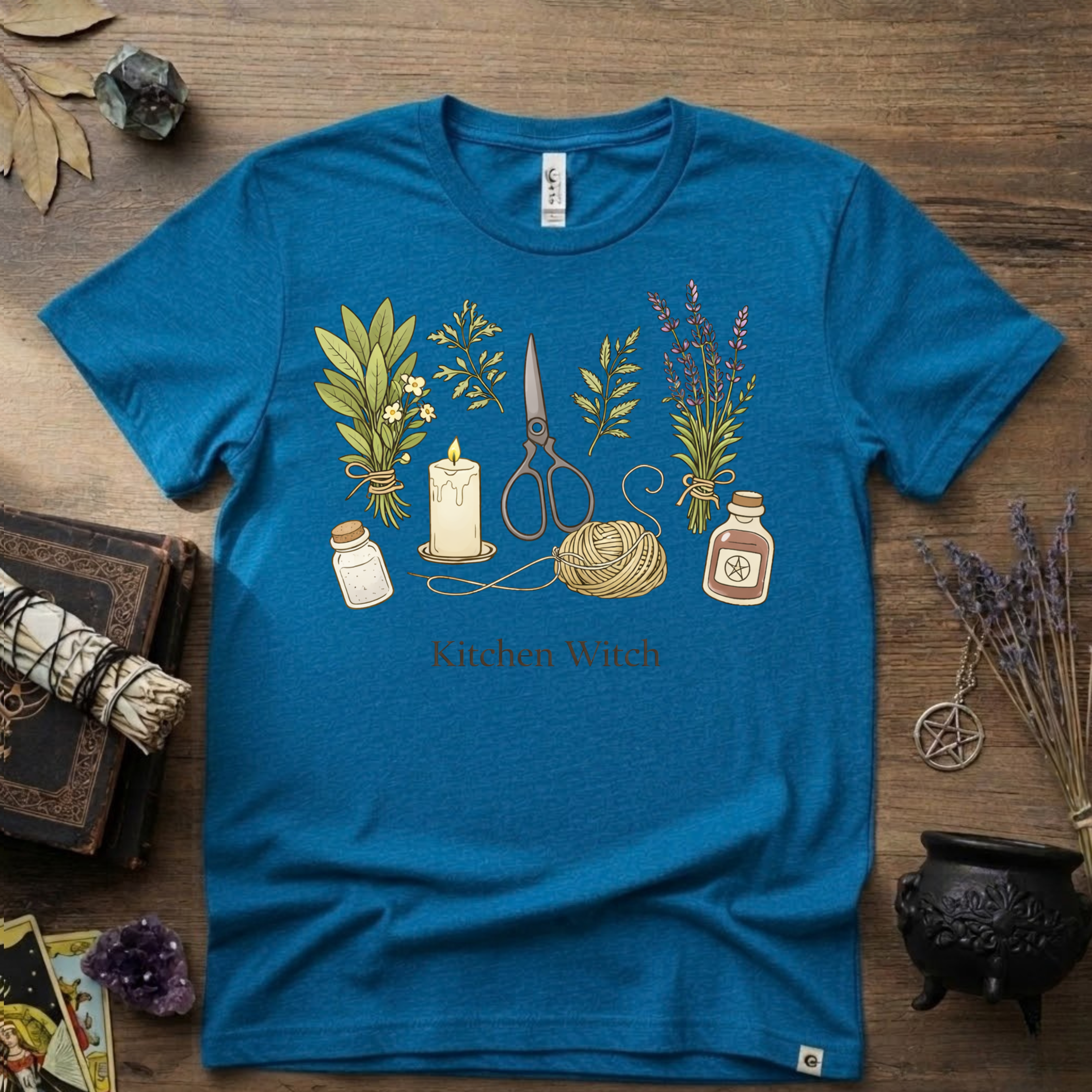 Kitchen Witch T-Shirt — Witchy Kitchen Spell Tee