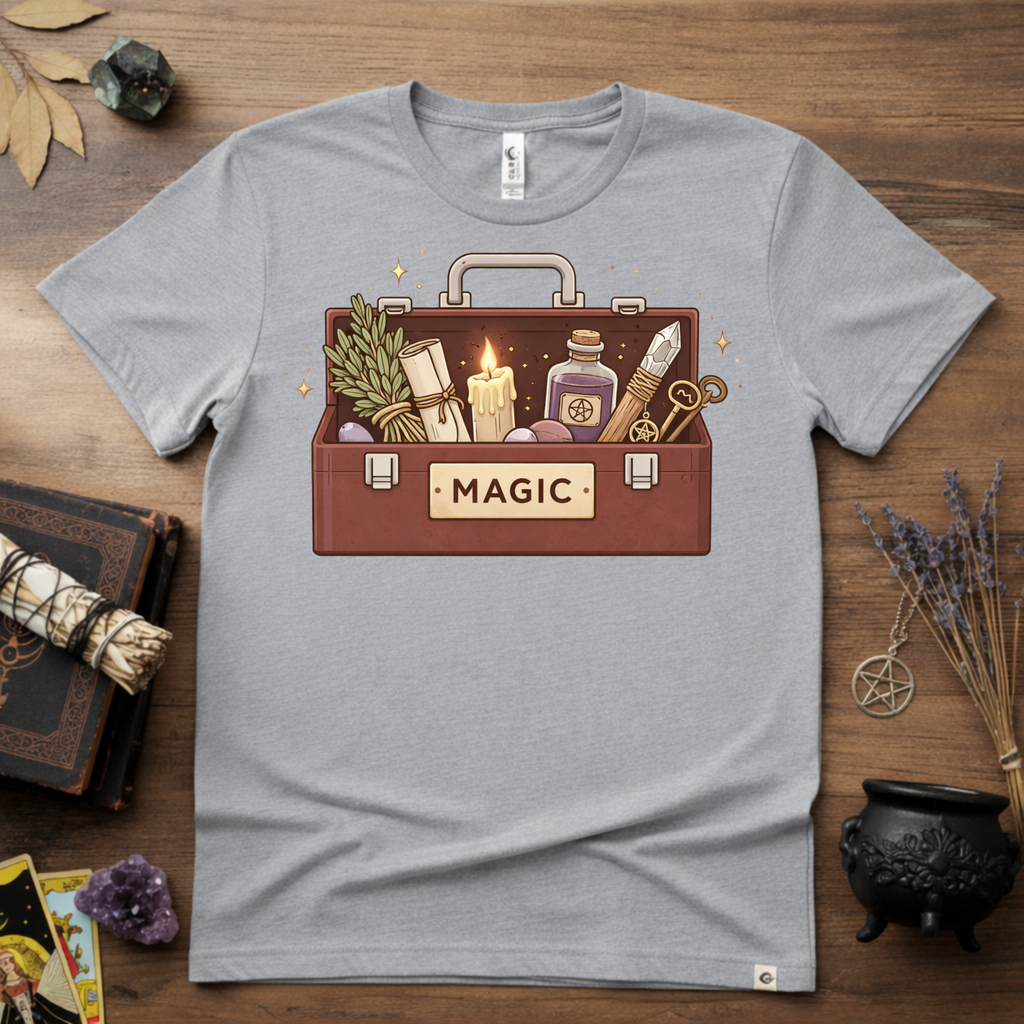 Witchy T-Shirt — "Magic Toolbox"