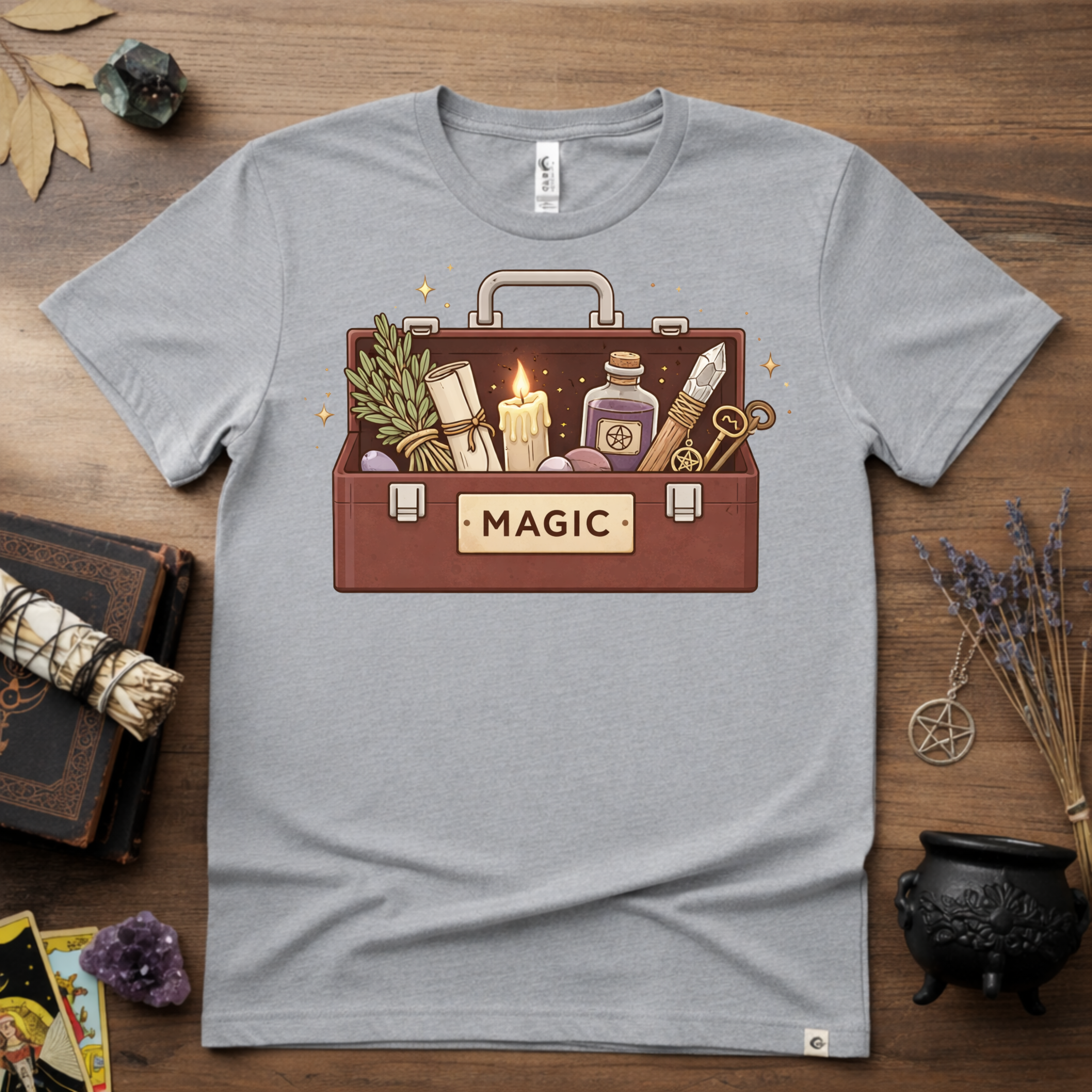 Witchy T-Shirt — "Magic Toolbox"