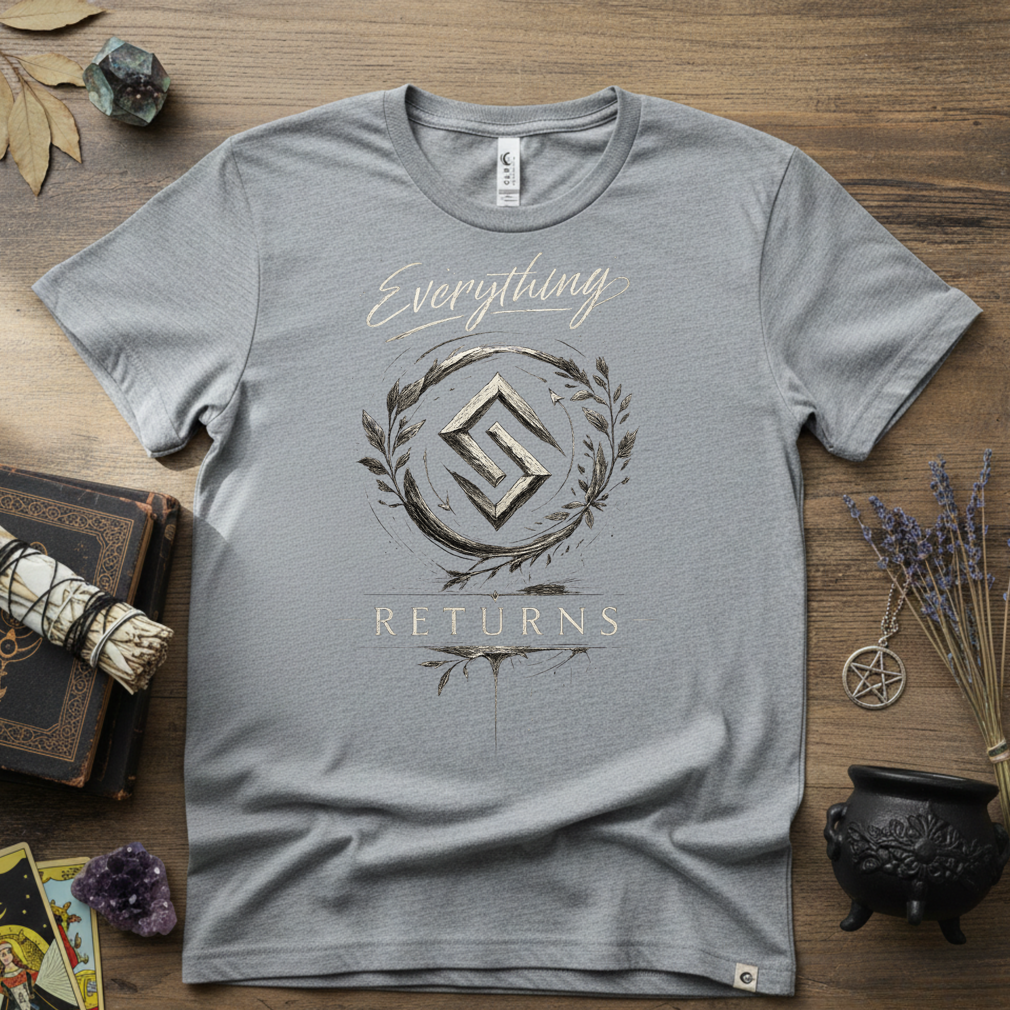 Jera Rune "Everything Returns" T-Shirt