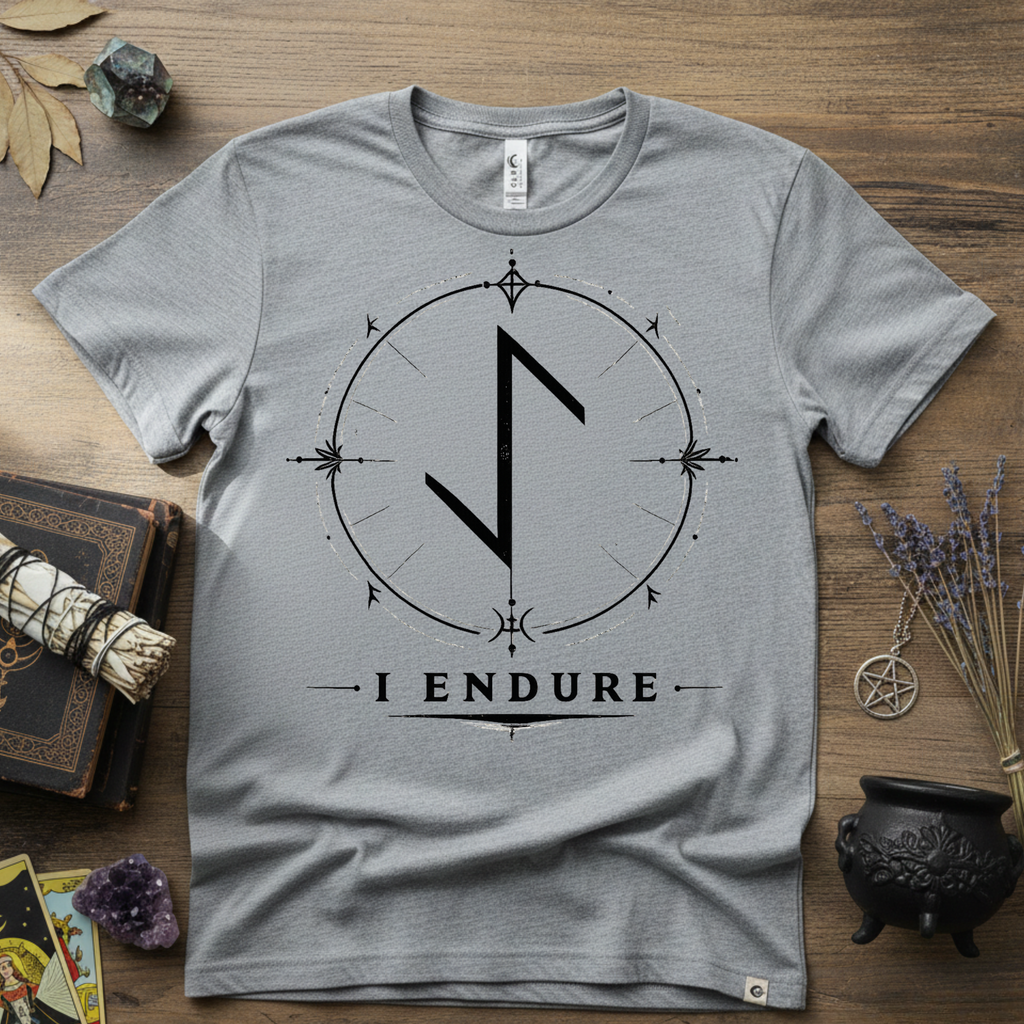 Eihwaz Rune 'I Endure' T-Shirt