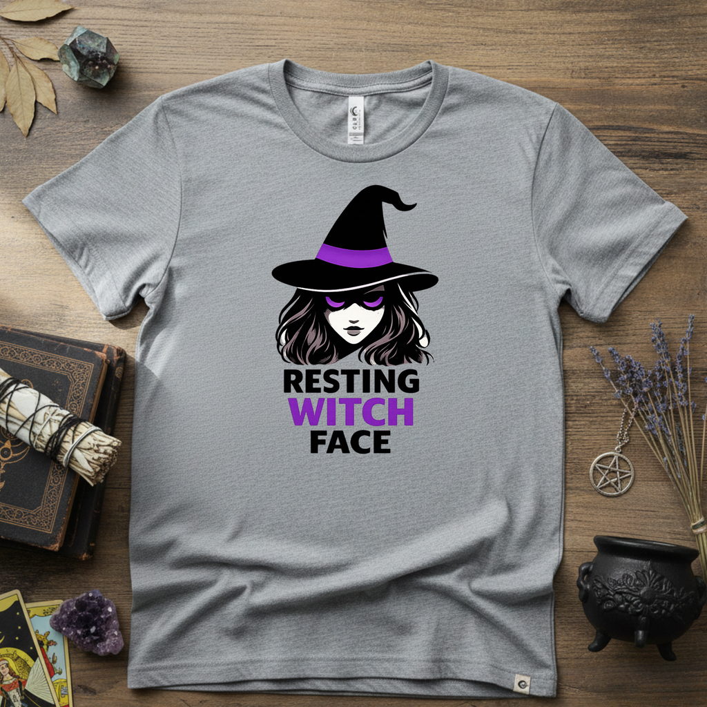 Witchy T-Shirt — "Resting Witch Face"