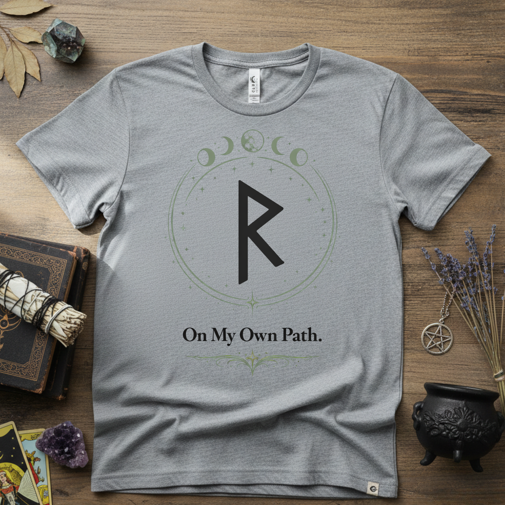 Raidho Rune 'On My Own Path' T-Shirt
