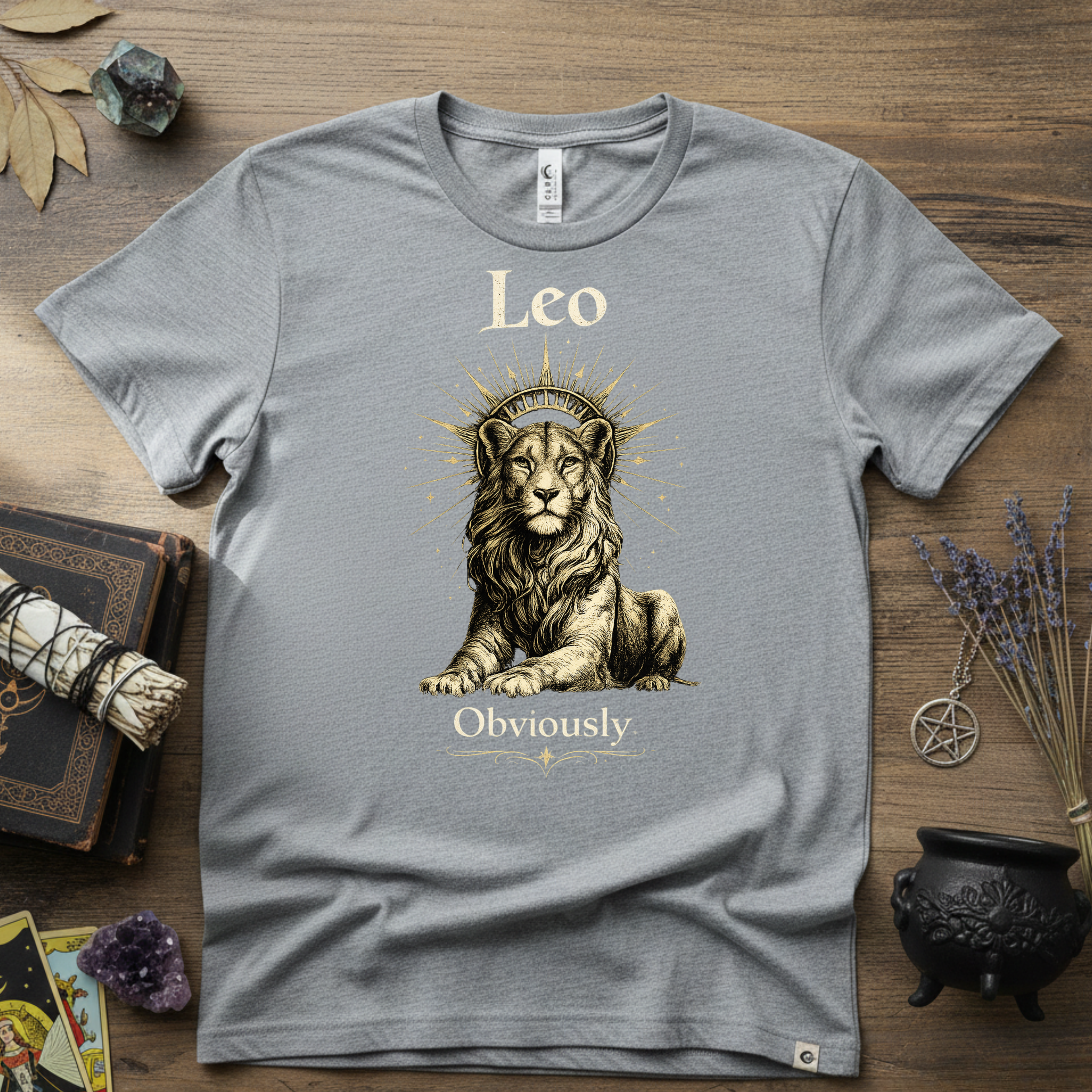 Leo Zodiac T-Shirt — Zodiac Leo "Obviously" Astrology Tee