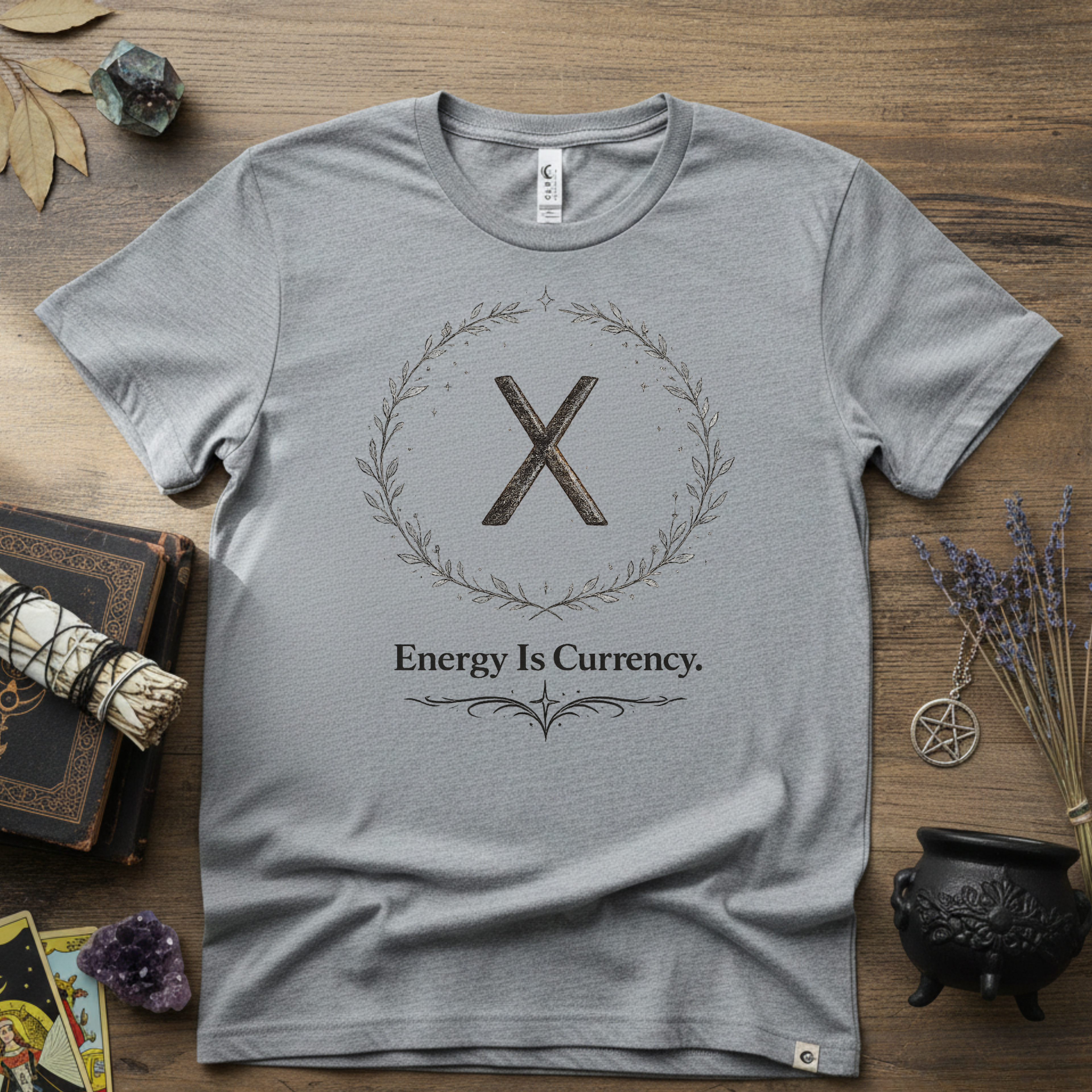 Energy Is Currency Gebo Rune T-Shirt
