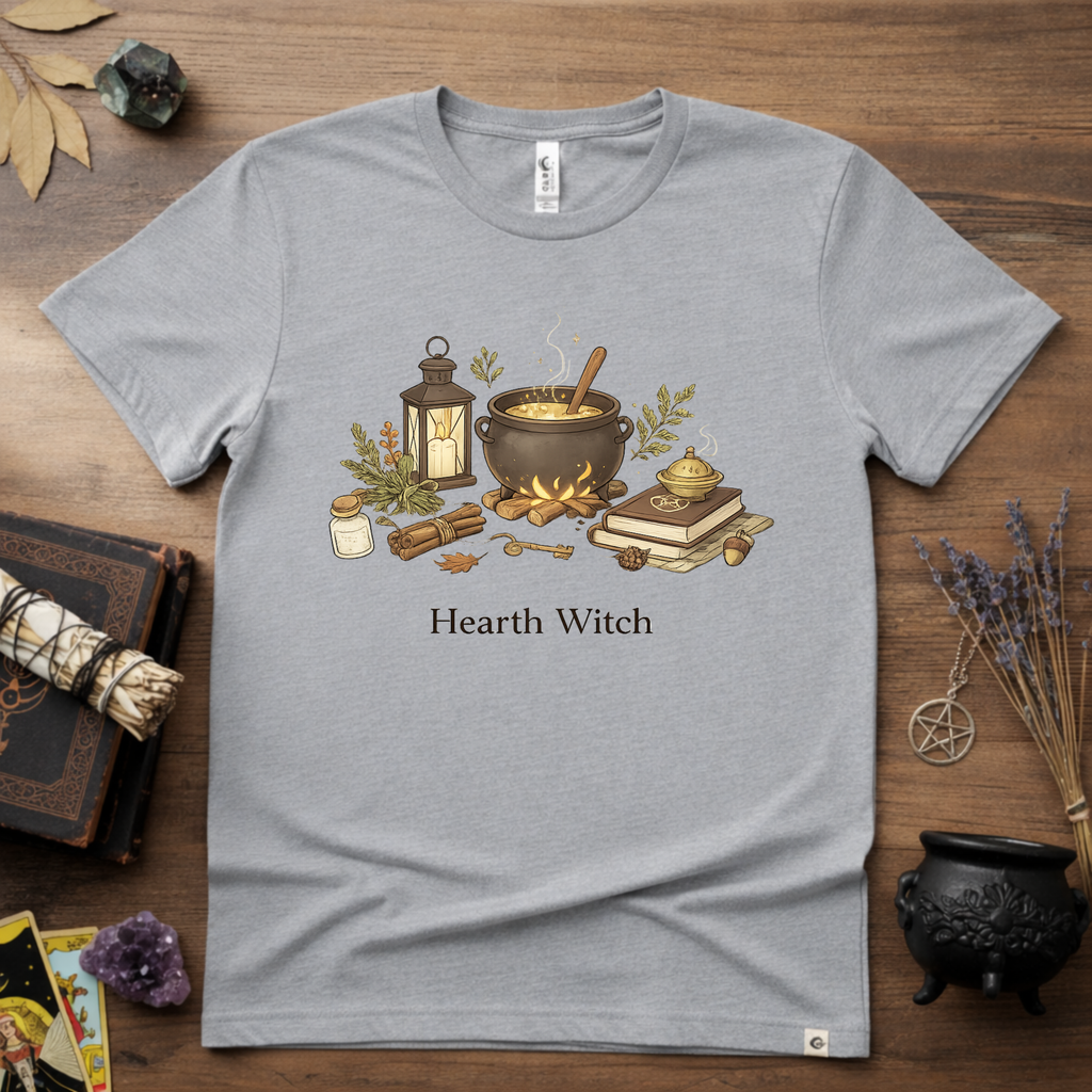 Hearth Witch T-Shirt — Witchy Magic Tee