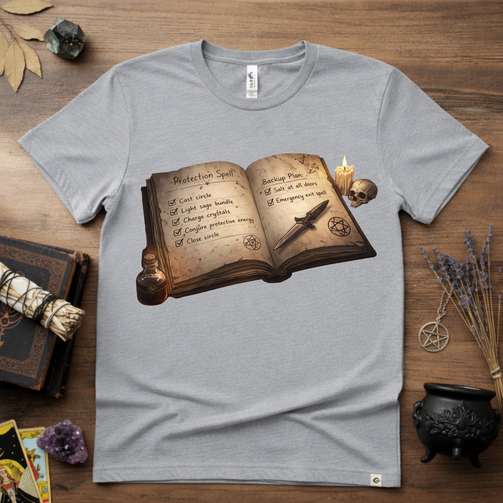 Witchy T-Shirt — Protection Spell