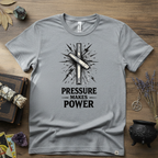 Nauthiz Rune "Pressure Makes Power" T-Shirt — Norse Rune Strength Tee