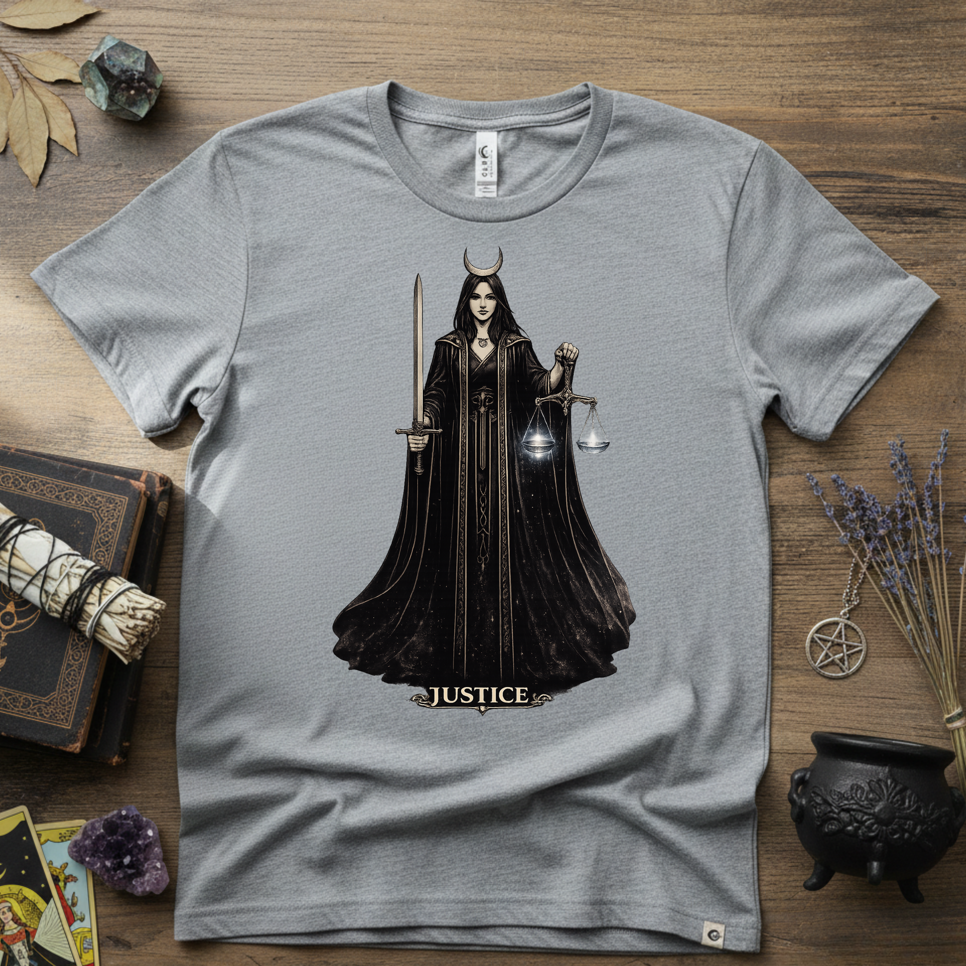 Tarot T-Shirt — Justice