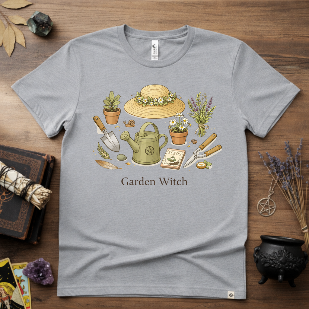 Garden Witch T-Shirt — Witchy Plant Magic Tee