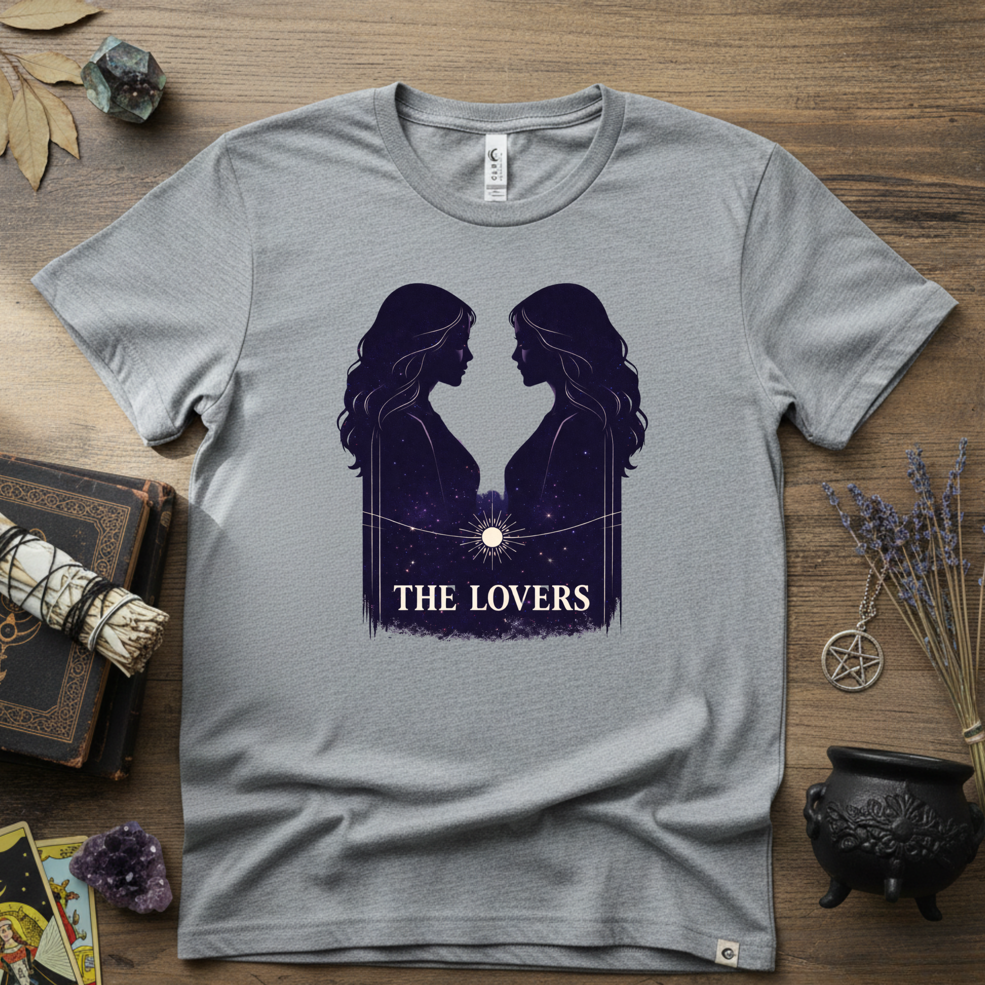 Tarot T-Shirt — The Lovers