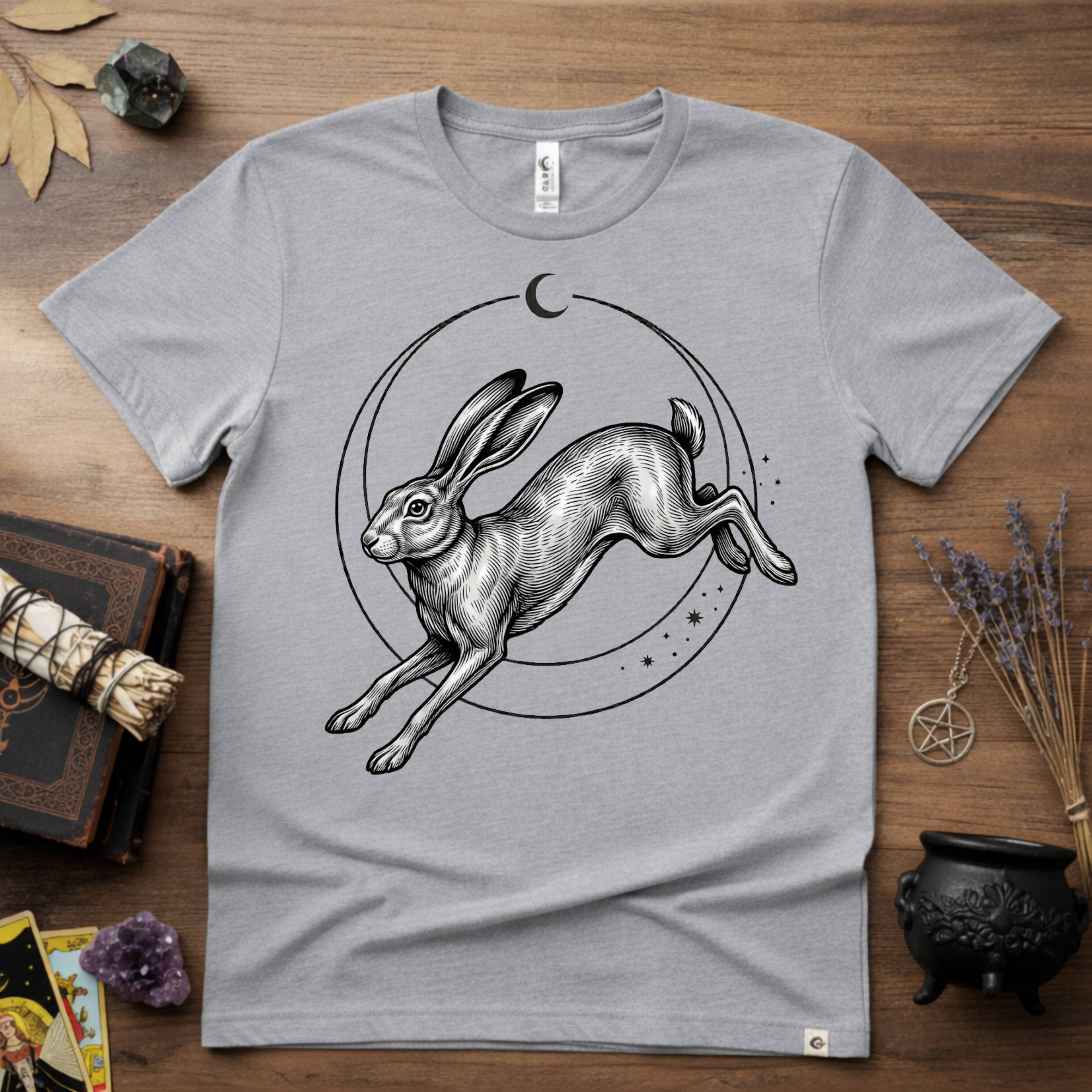 Rabbit Totem T-Shirt — Spiritual Animal Rabbit Tee for Nature Lovers