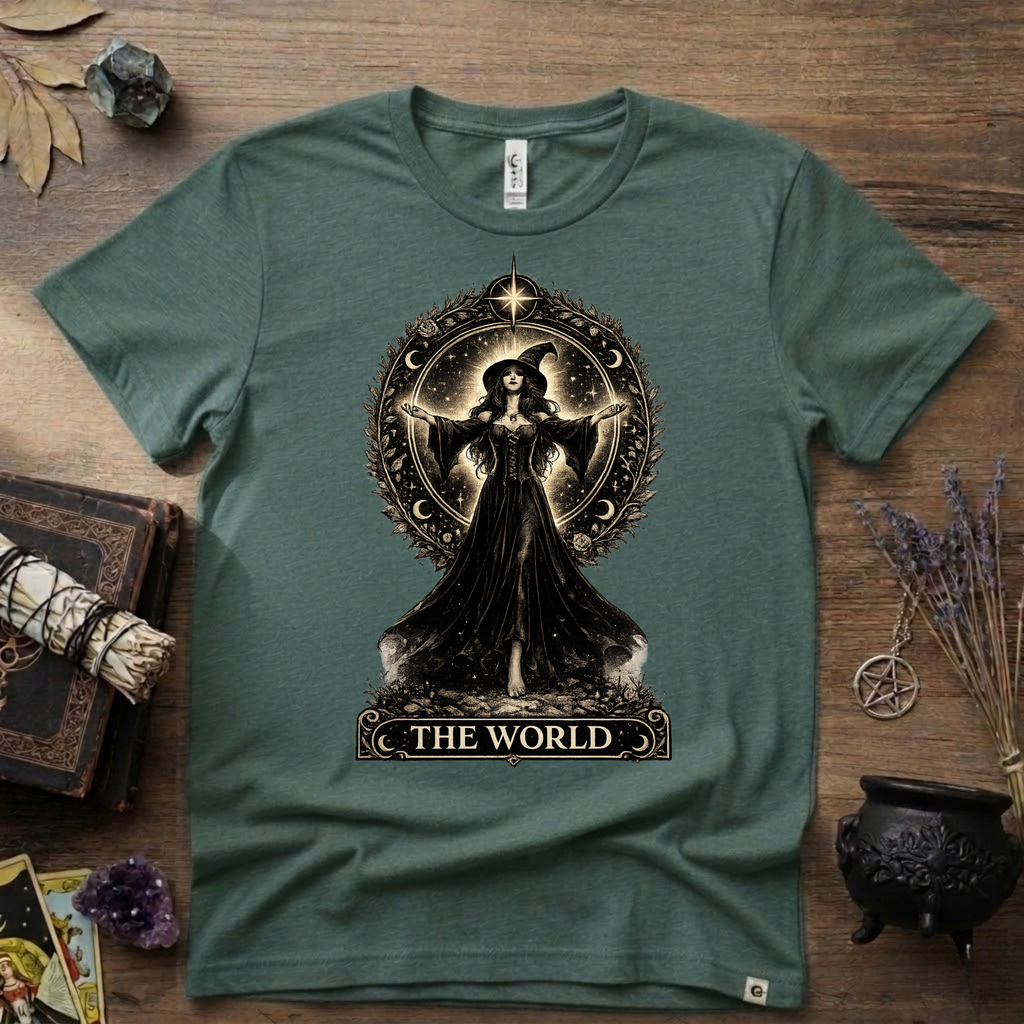 Tarot T-Shirt — The World