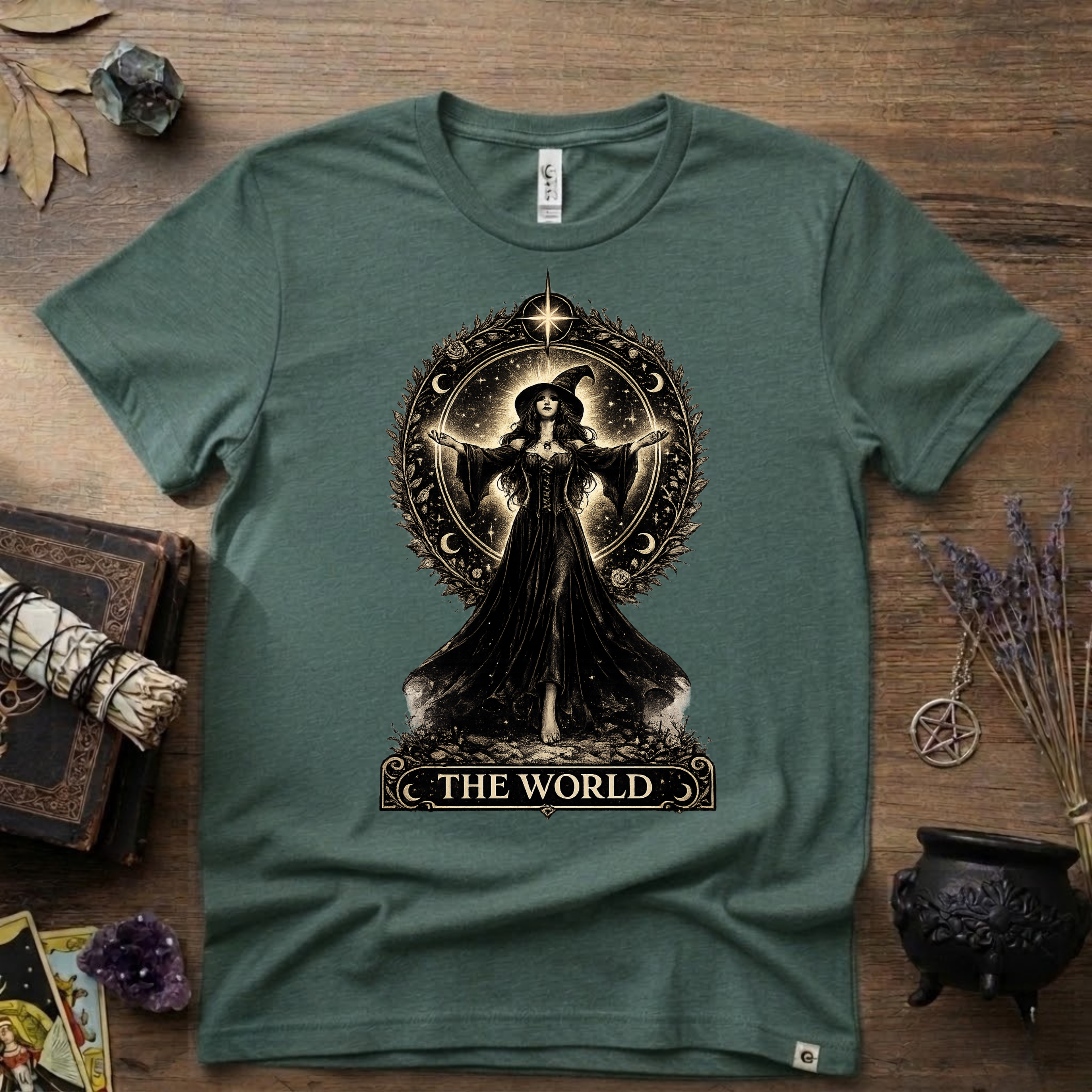 Tarot T-Shirt — The World