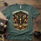 Witchy Tee "Embrace the Chaos" Graphic T-Shirt The Charmed Life Co. Logo