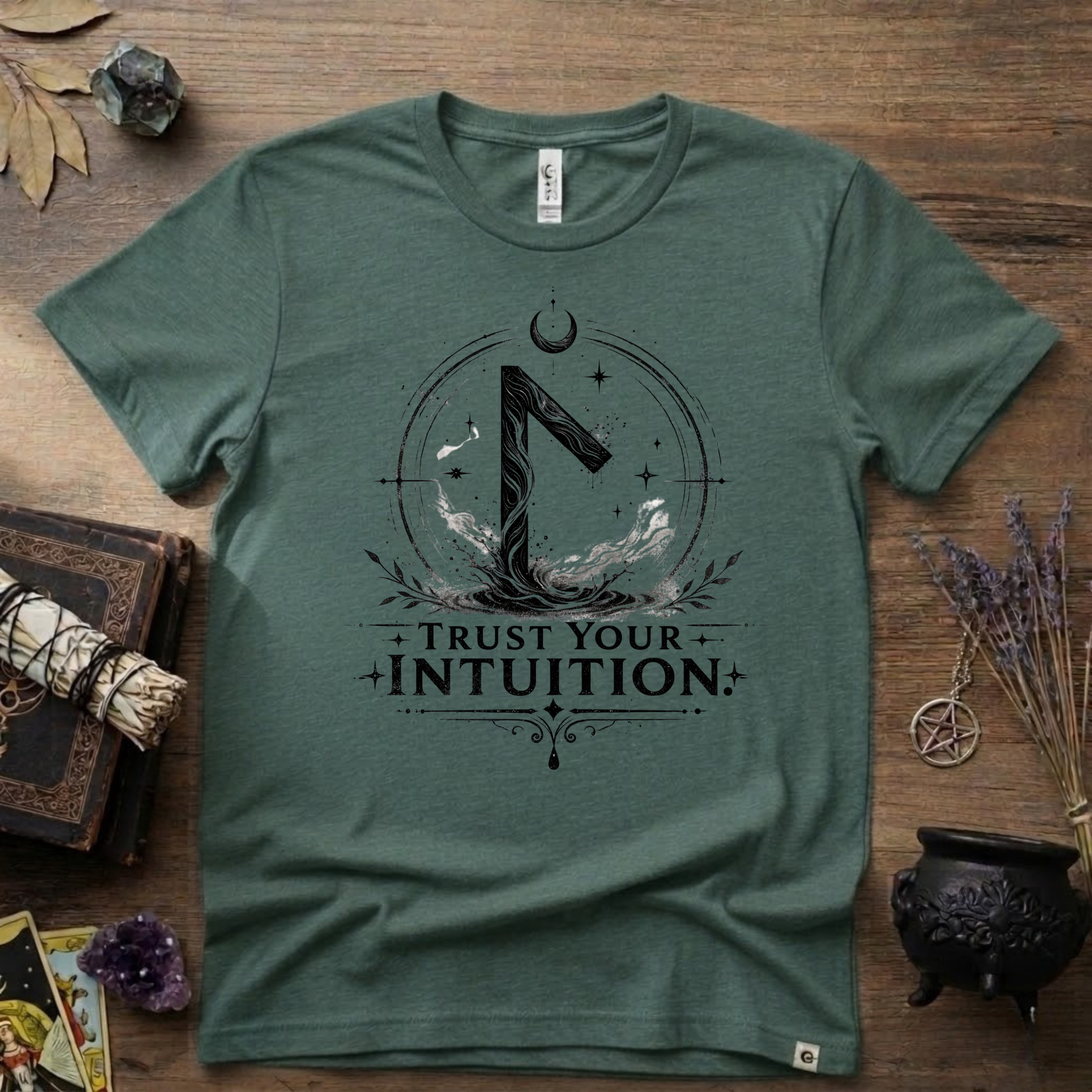 Laguz Rune "Trust Your Intuition" T-Shirt