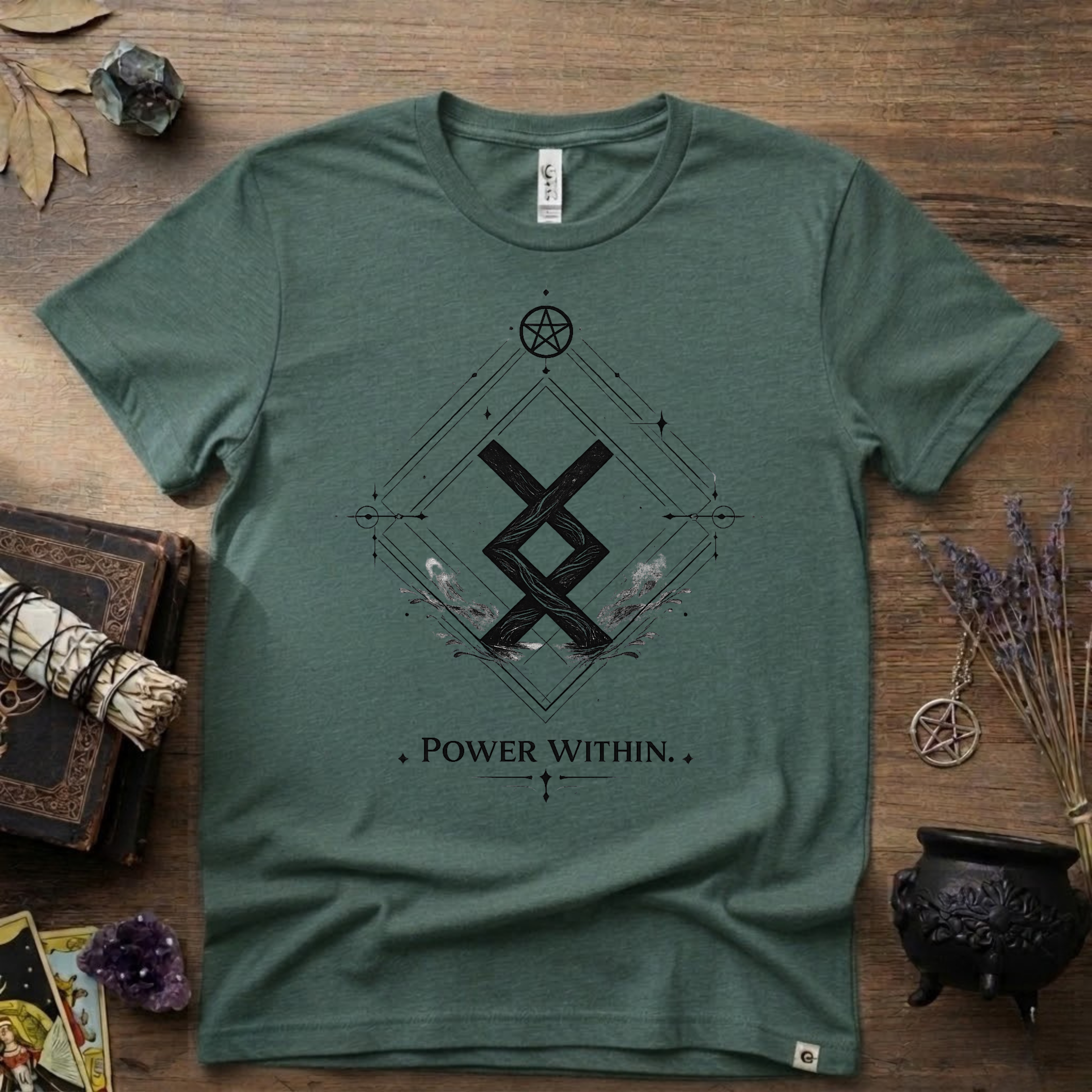 Ingwaz Rune 'Power Within' T‑Shirt