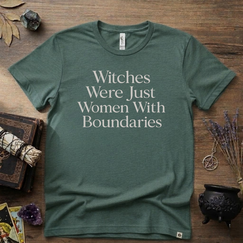 Witchy T-Shirt — Witches Were Just Women with Boundaries