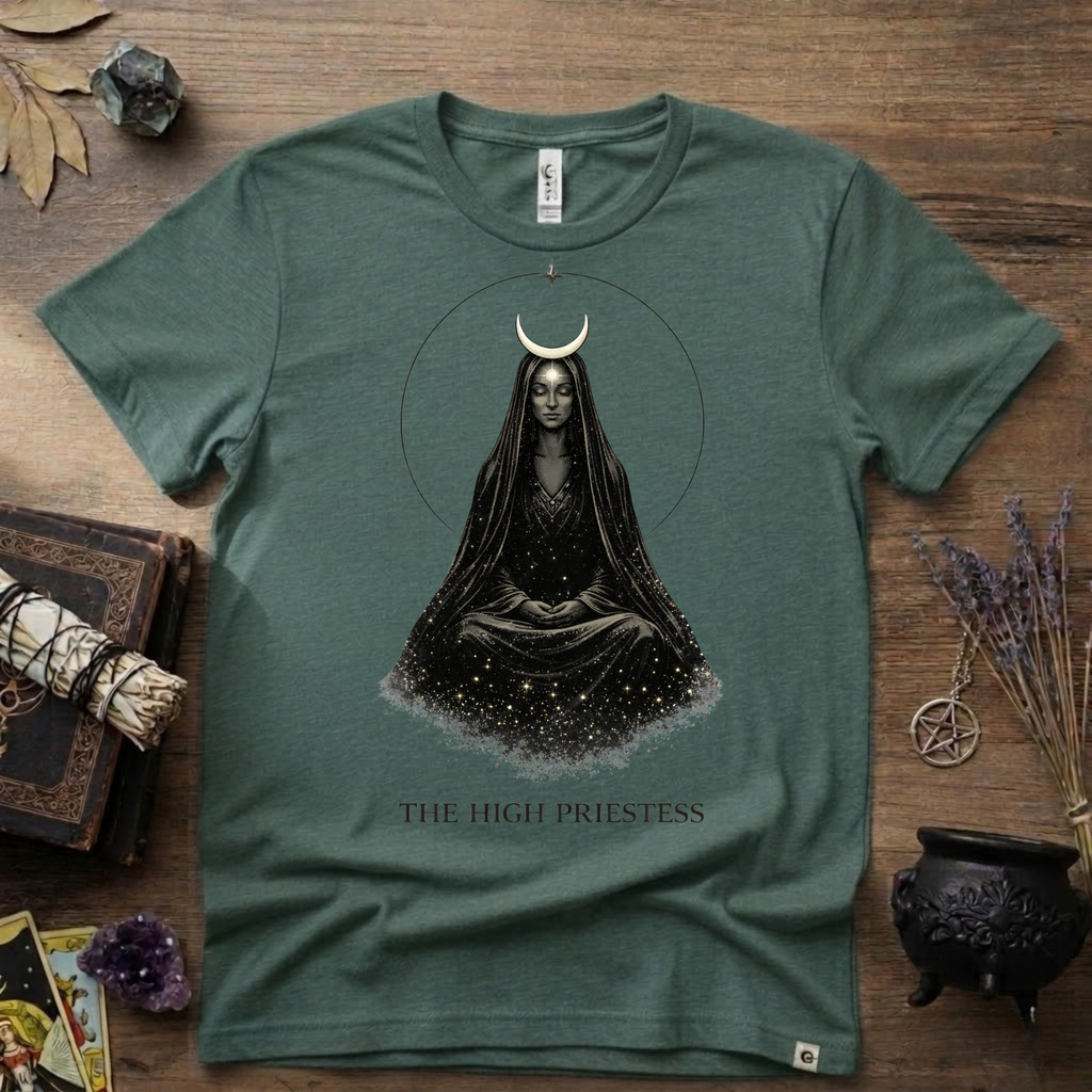 Tarot T-Shirt — The High Priestess