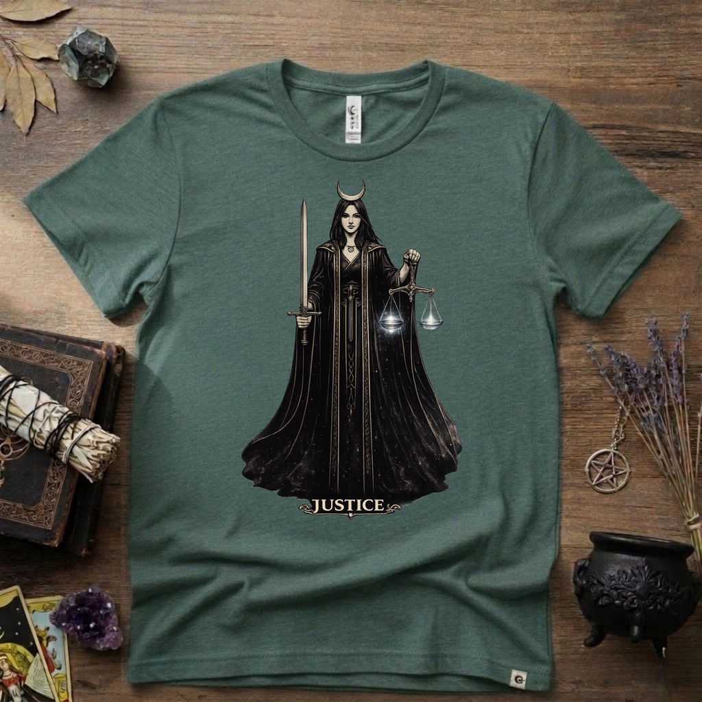 Tarot T-Shirt — Justice