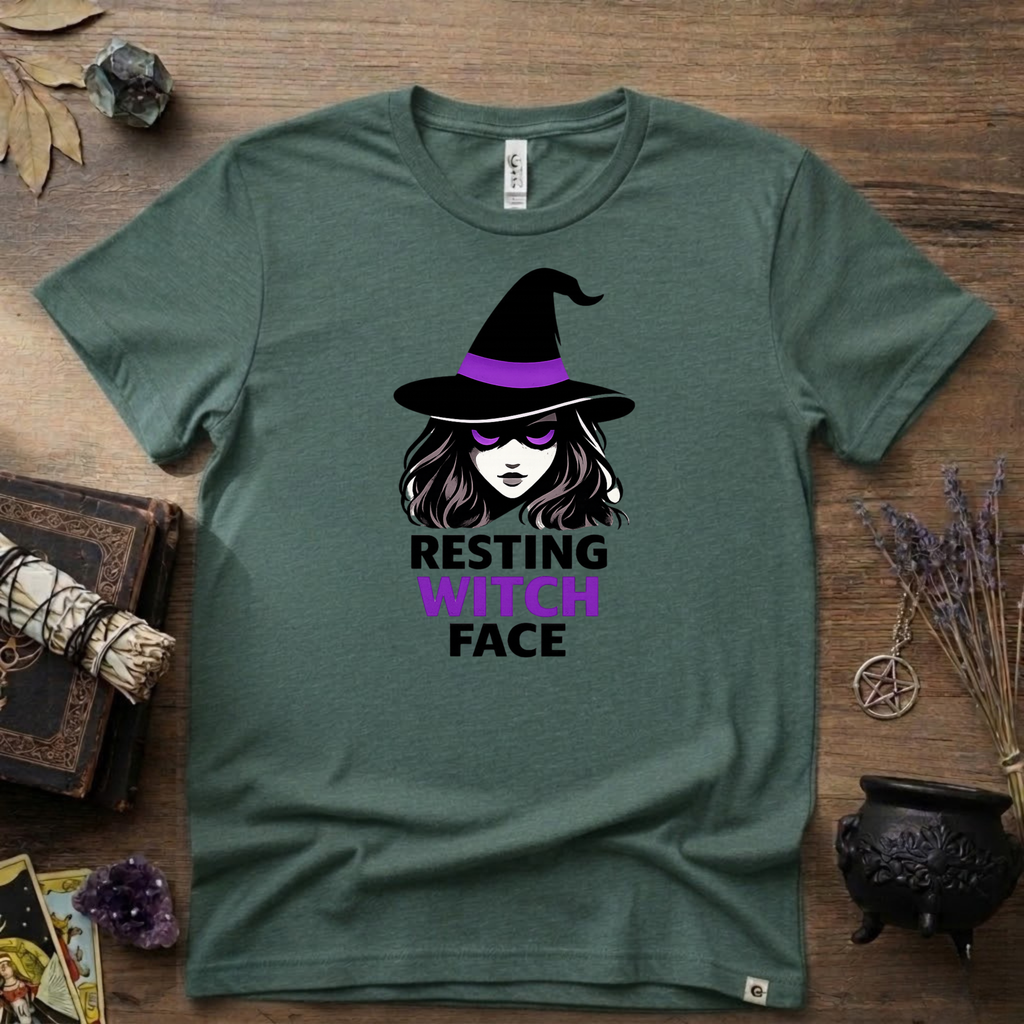 Witchy T-Shirt — "Resting Witch Face"