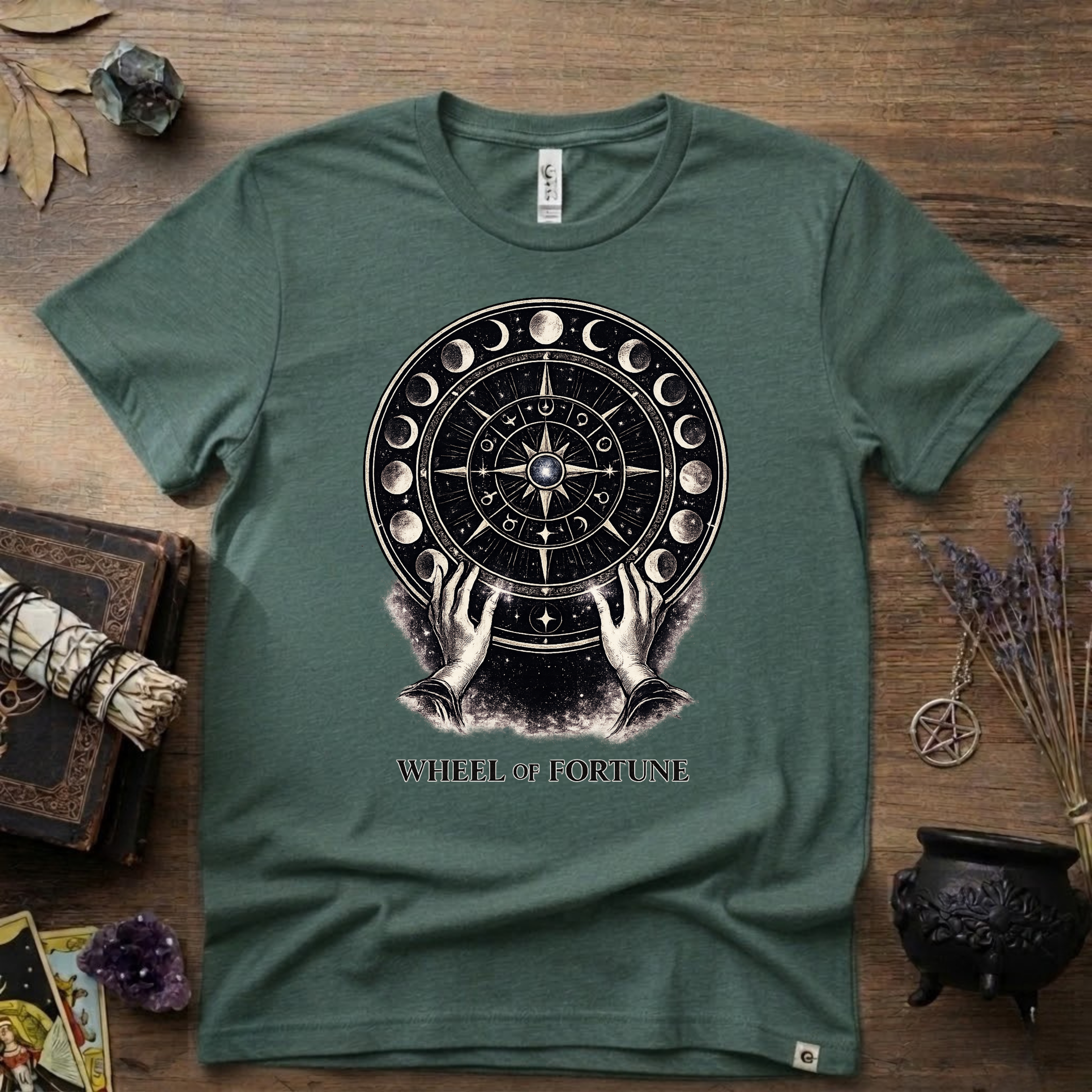 Tarot T-Shirt — The Wheel of Fortune