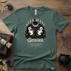Gemini Zodiac 'I Contain Multitudes and Attitude' T-Shirt
