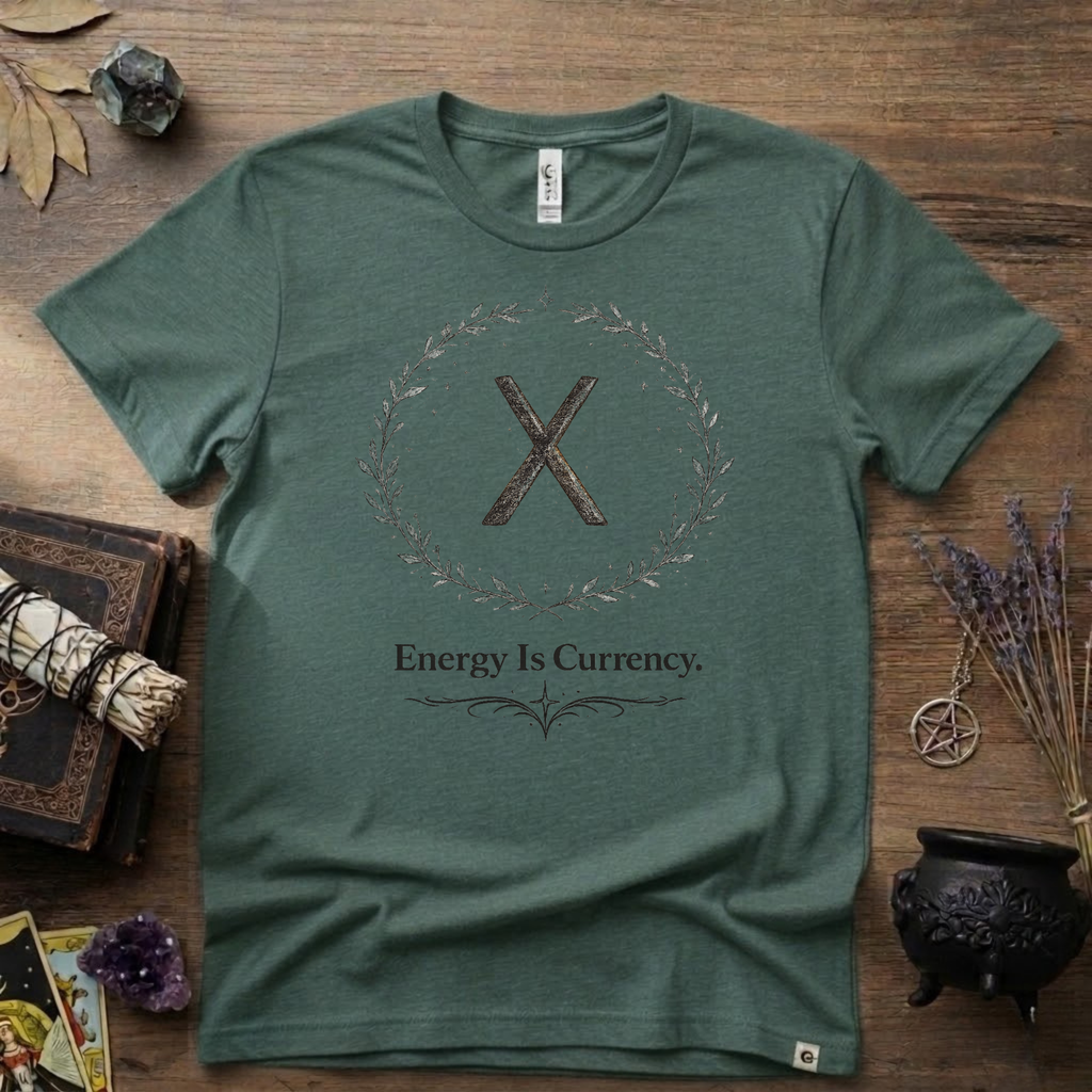 Energy Is Currency Gebo Rune T-Shirt